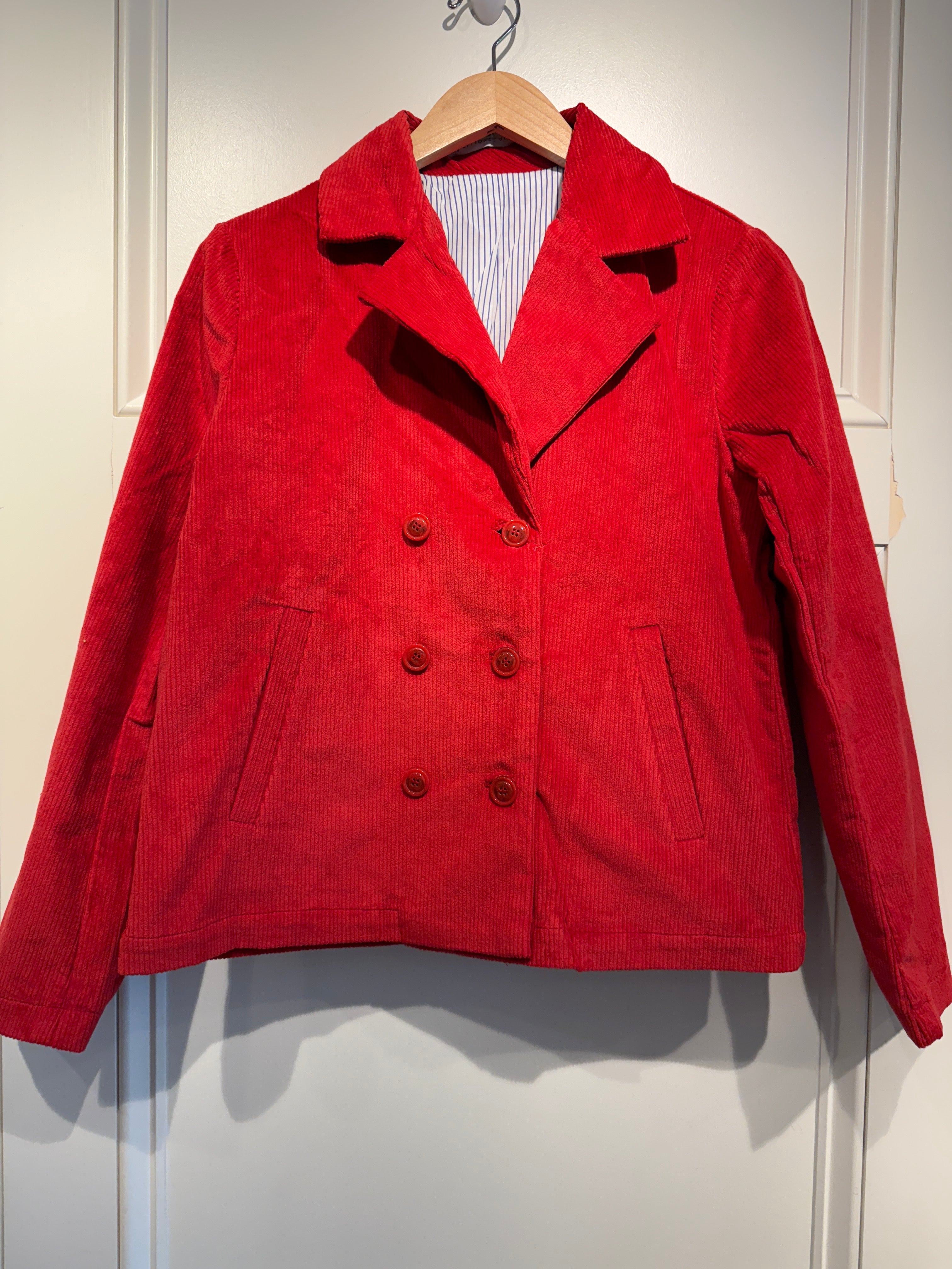 Elliott Lauren Red Corduroy Jacket