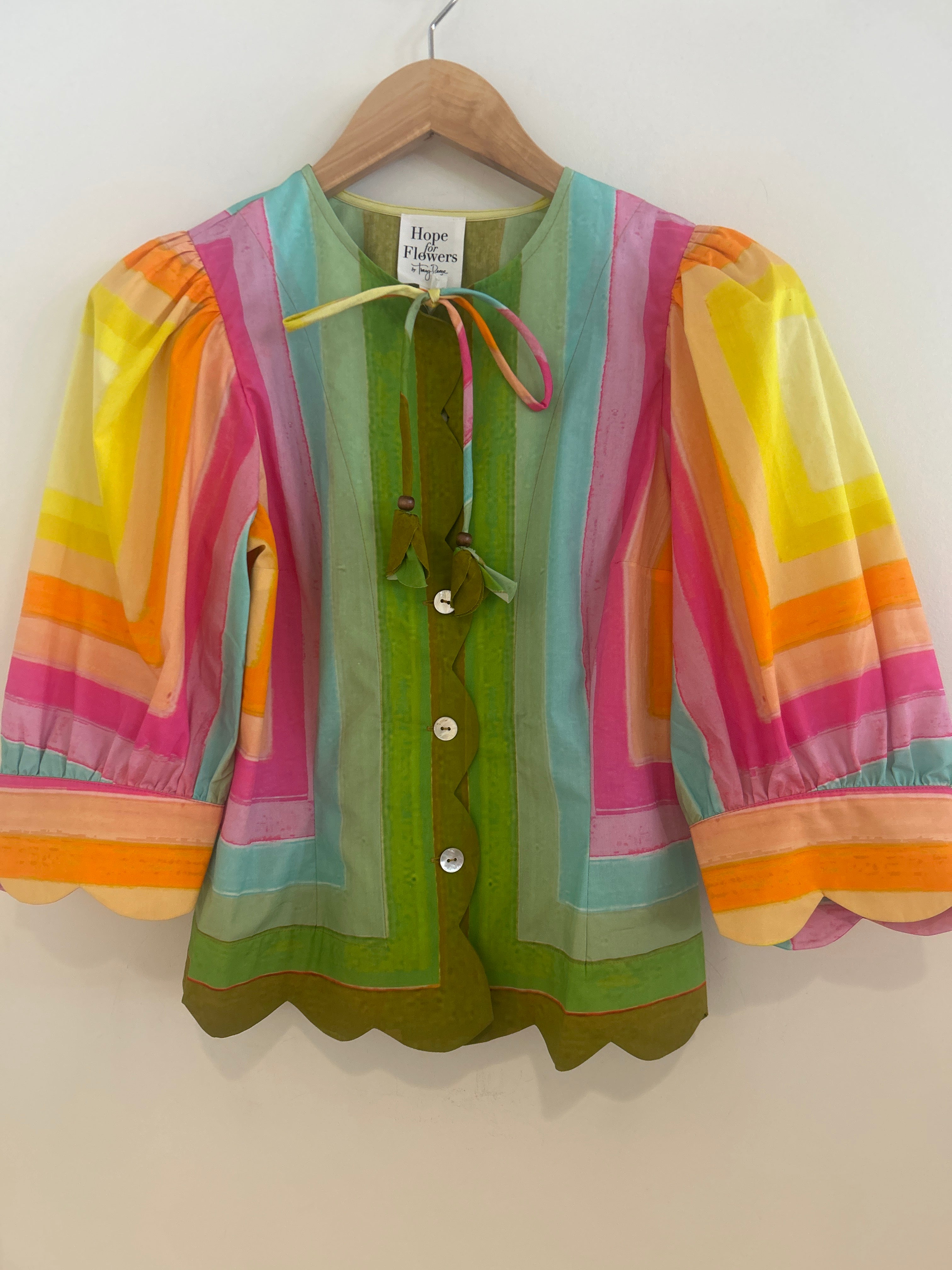 Hope For Flowers Scalloped Top