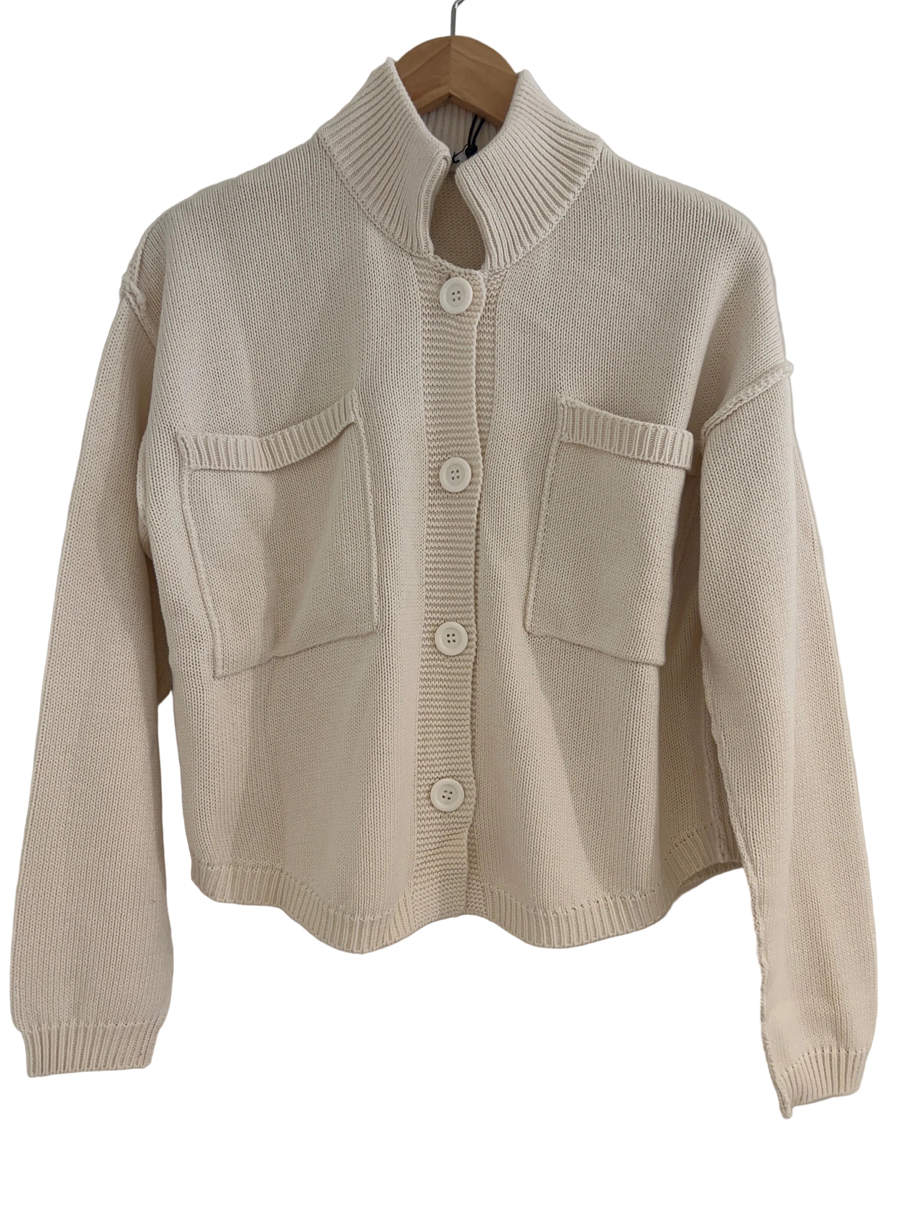 Archer Miller Cardigan Ecru