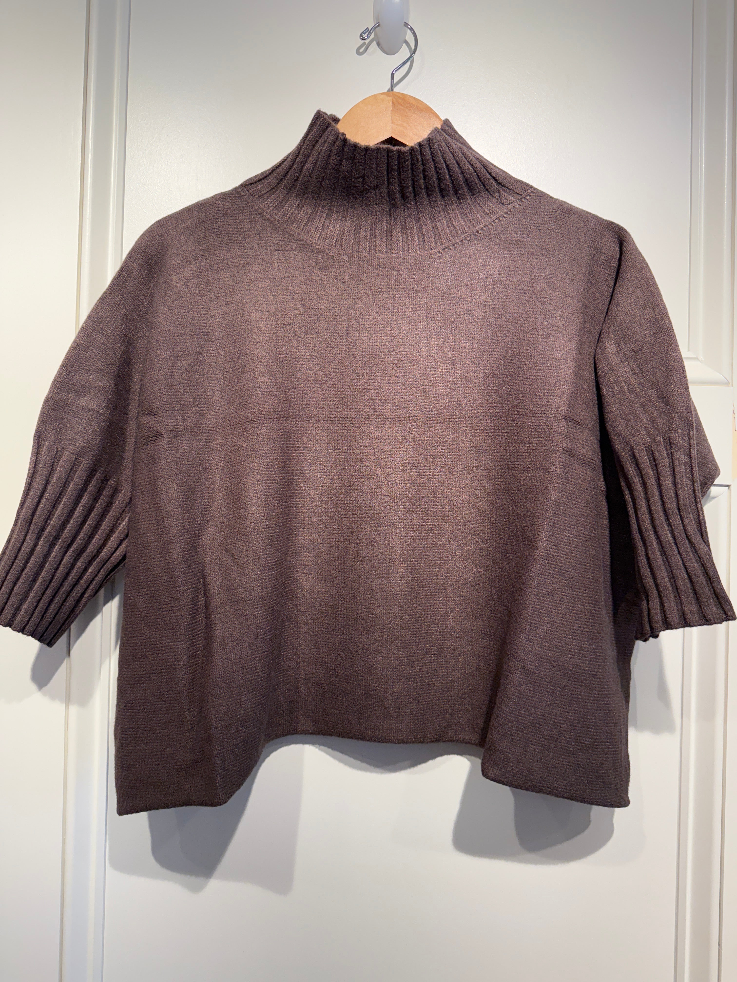 R+R Solid Turtleneck Sweater
