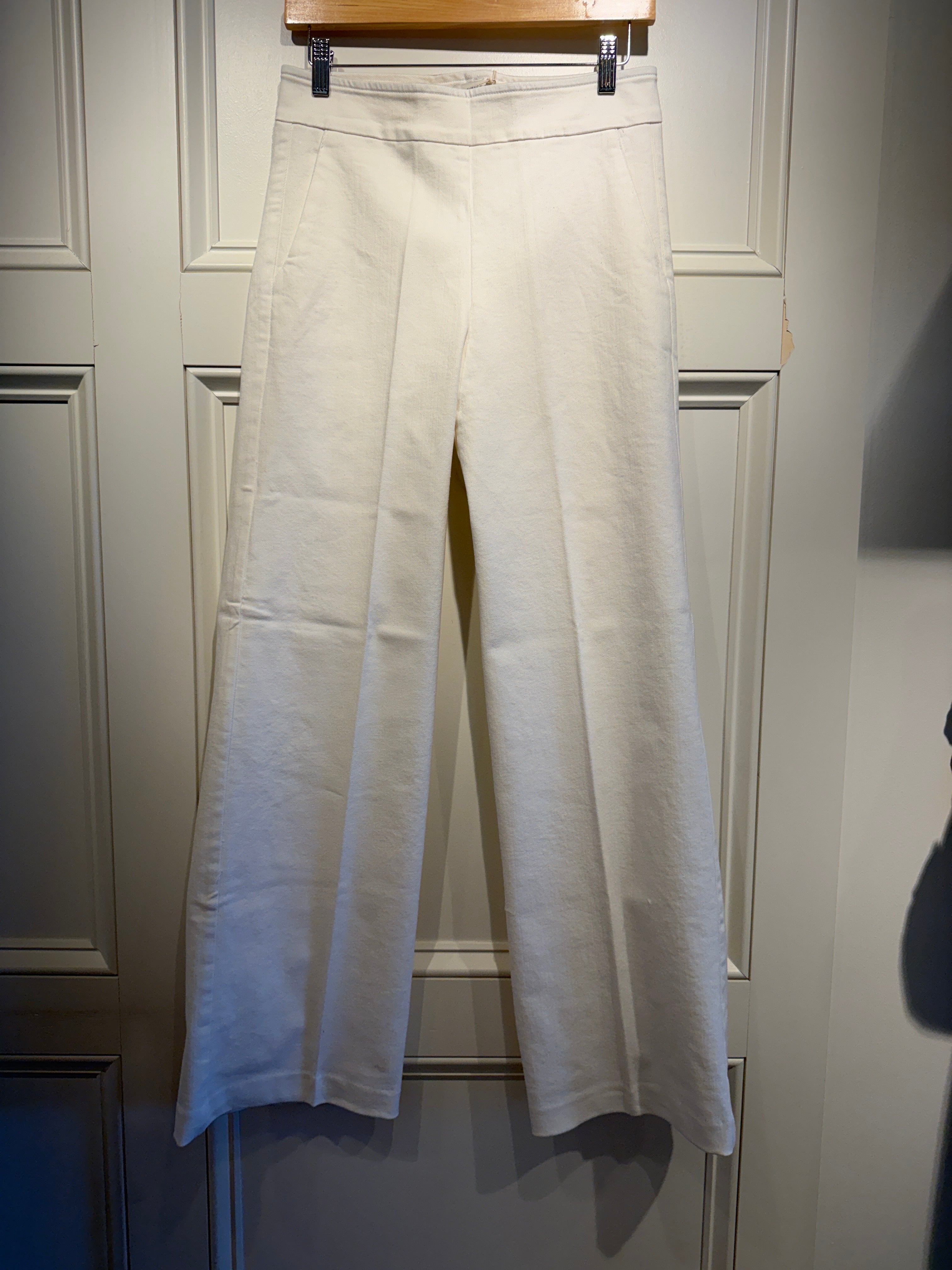 Avenue Montaigne Carla Pant White Denim