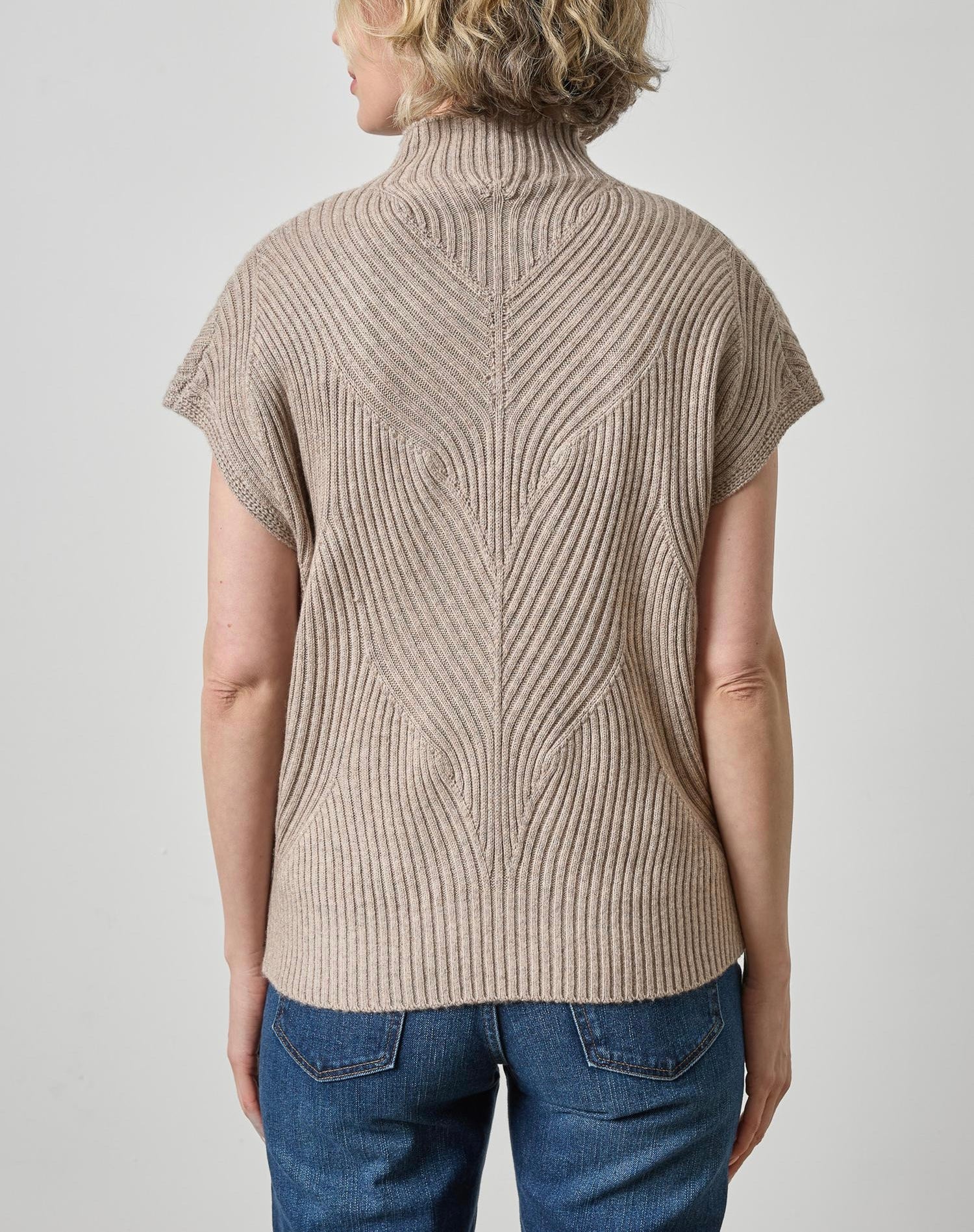 Lilla P Cable Wedge Sweater