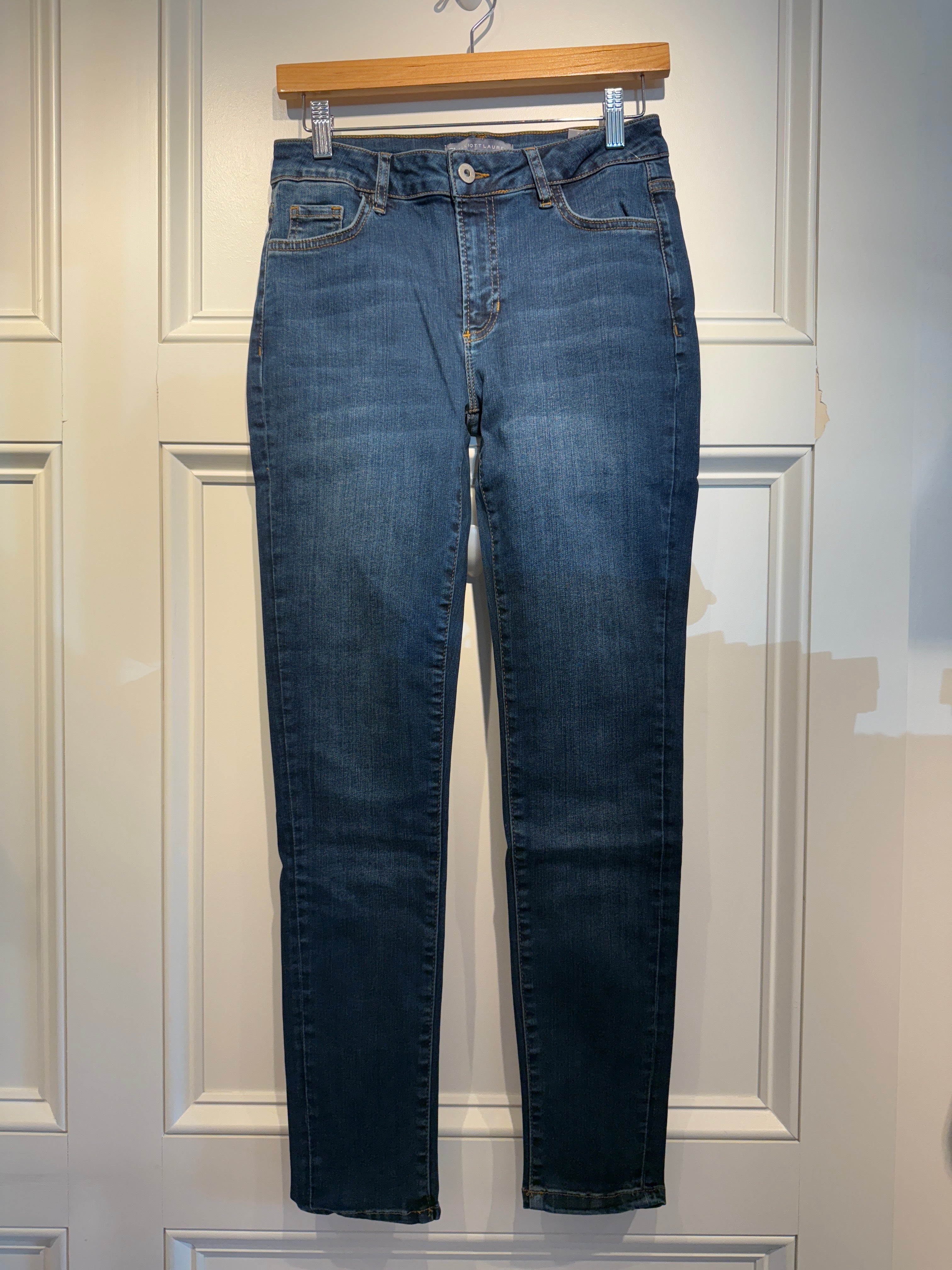 Elliott Lauren Slim Leg Dark Wash Denim Jeans