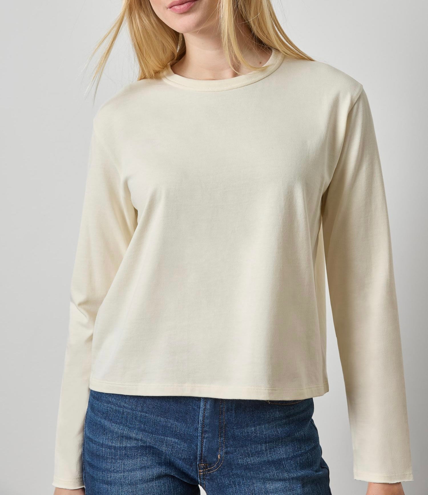 Lilla P Rolled Edge Relaxed Tee Rope