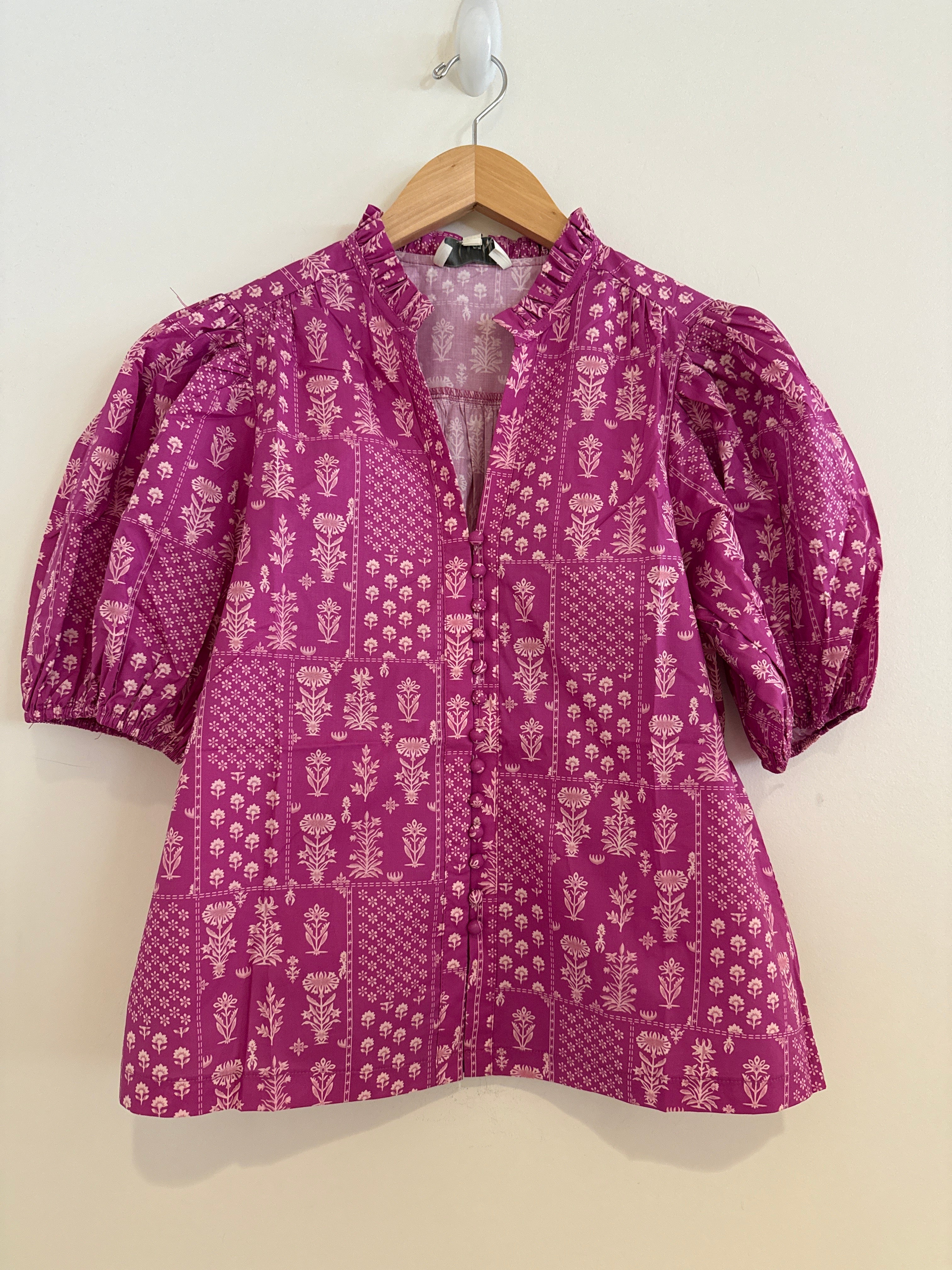 RR Floral Button Down Top