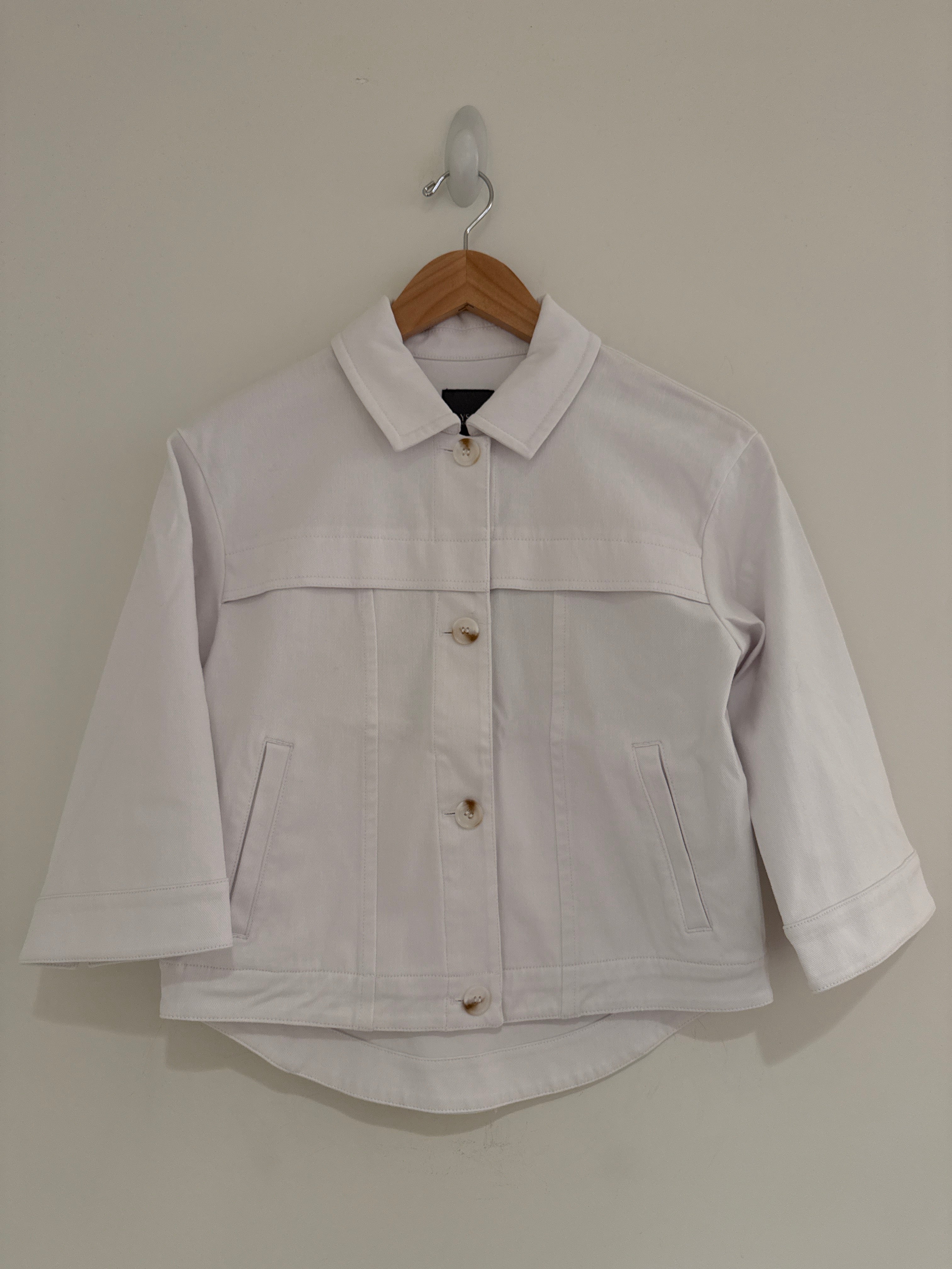 Lysse White Denim Jacket