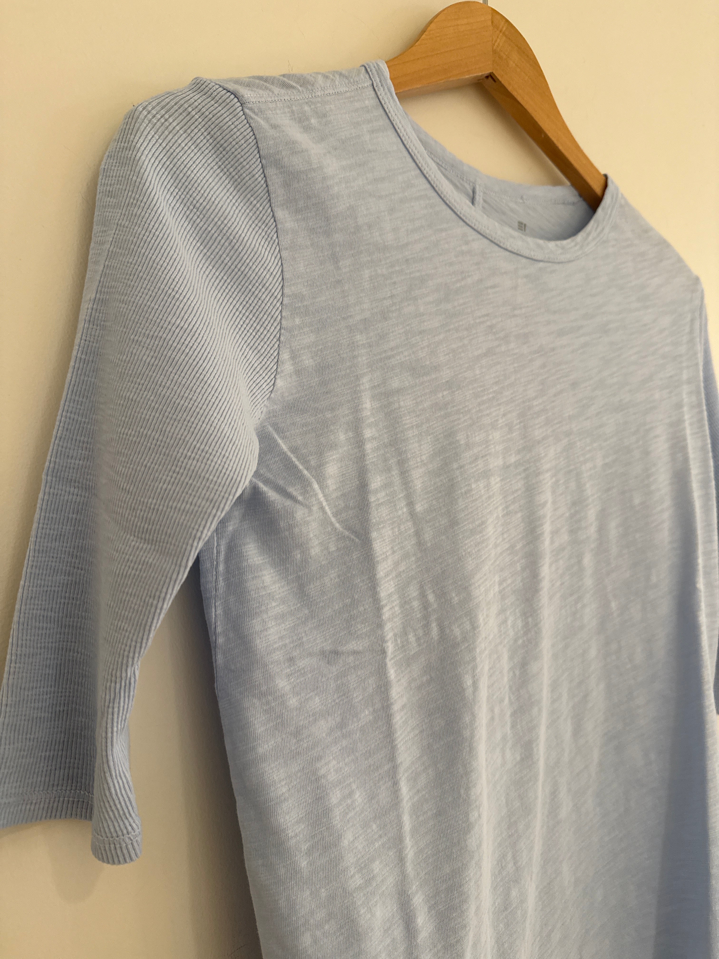 Elliott Lauren Ribbed Sleeve Tee