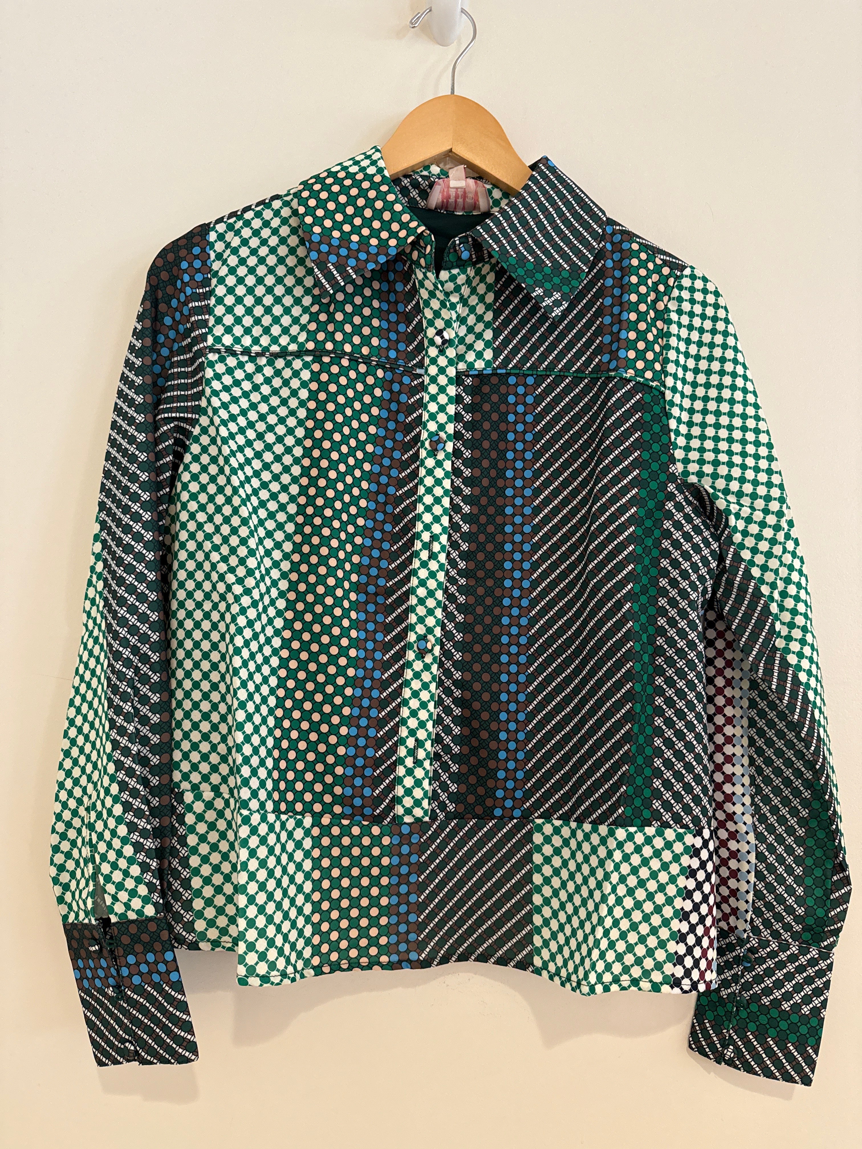 CB Multiprint Top Green