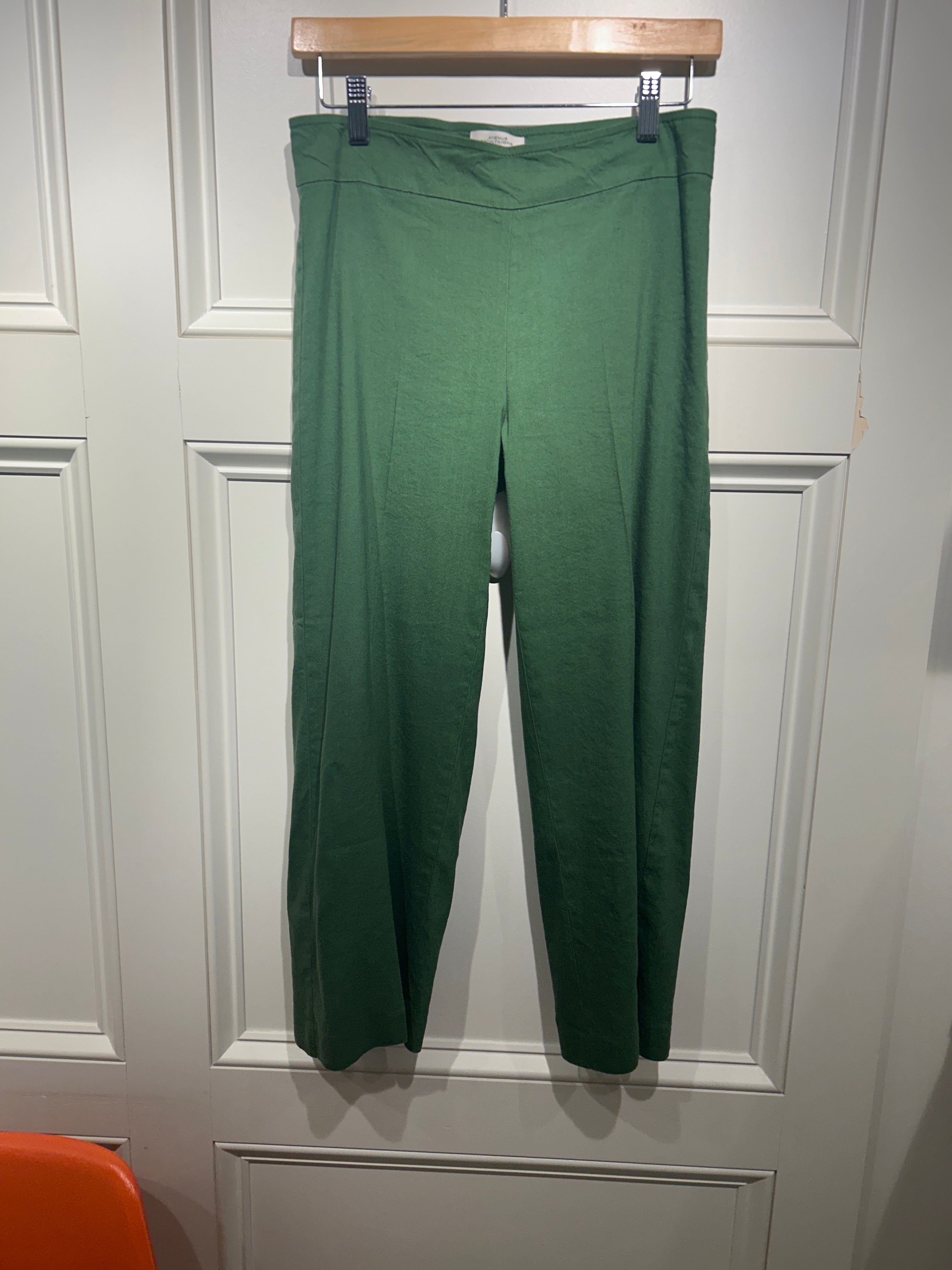 Avenue Montaigne Alex Pants Linen Verde