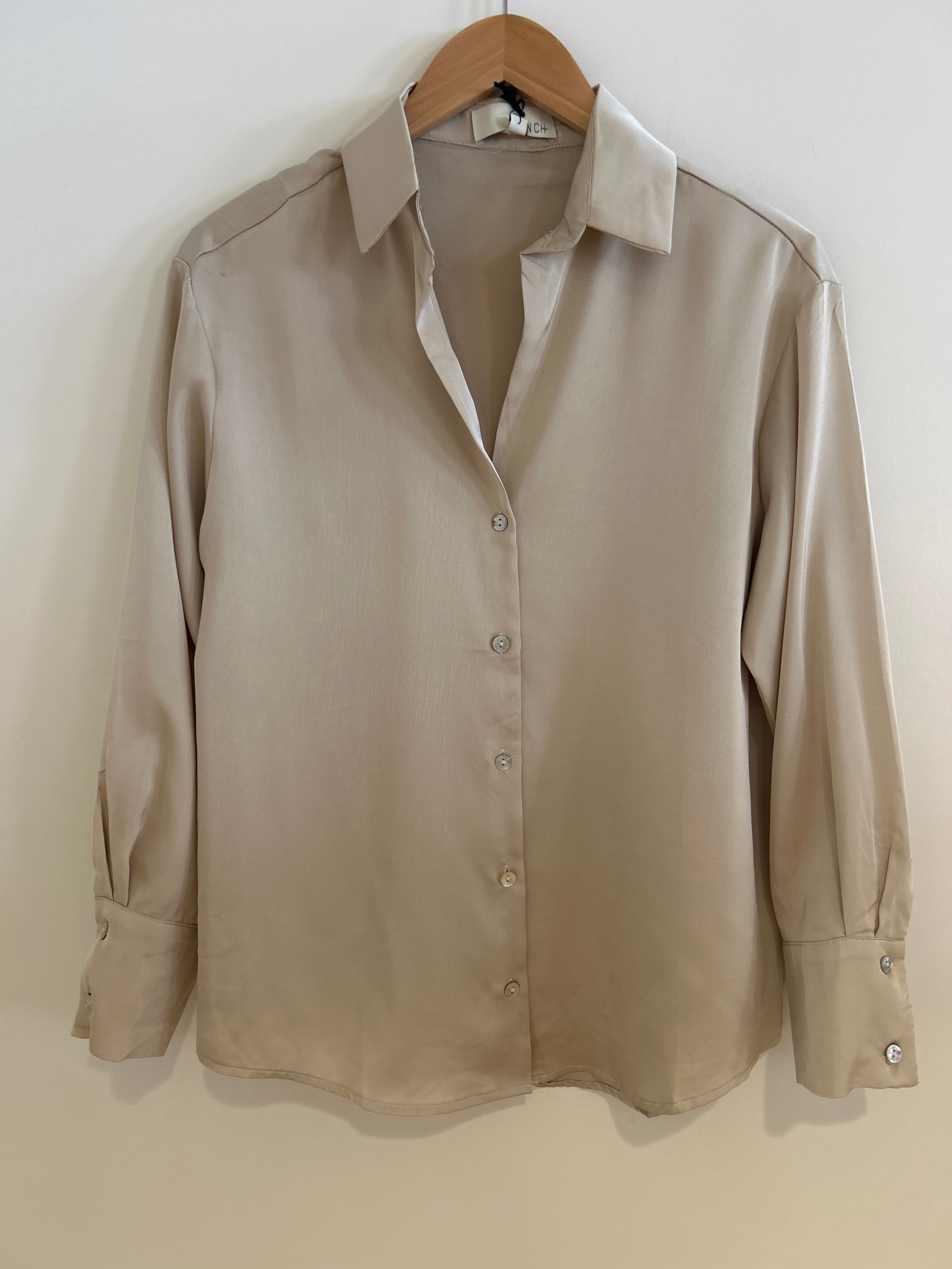 Button Down Top Oat