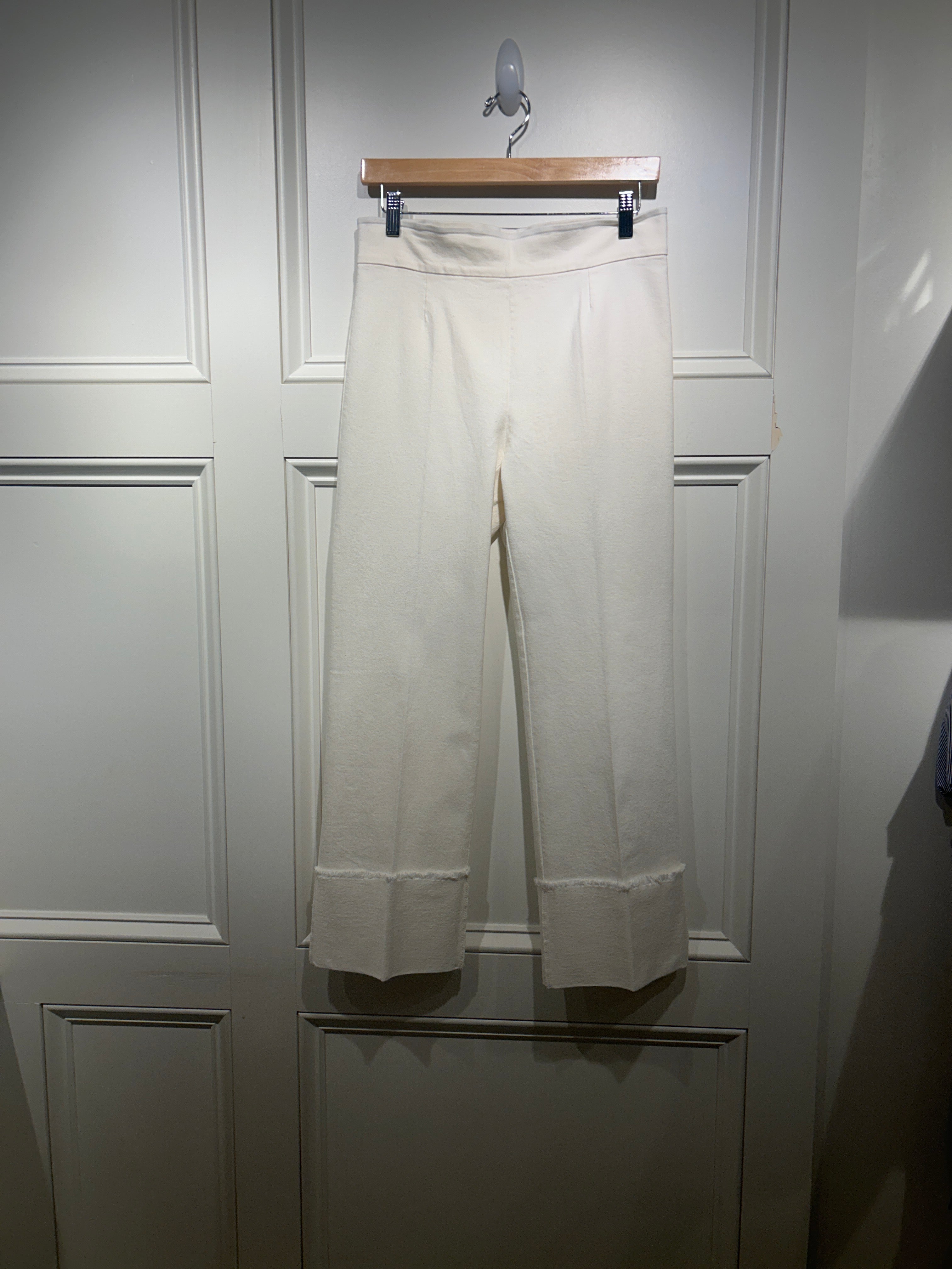 Avenue Montaigne Bonnie Pant White Denim