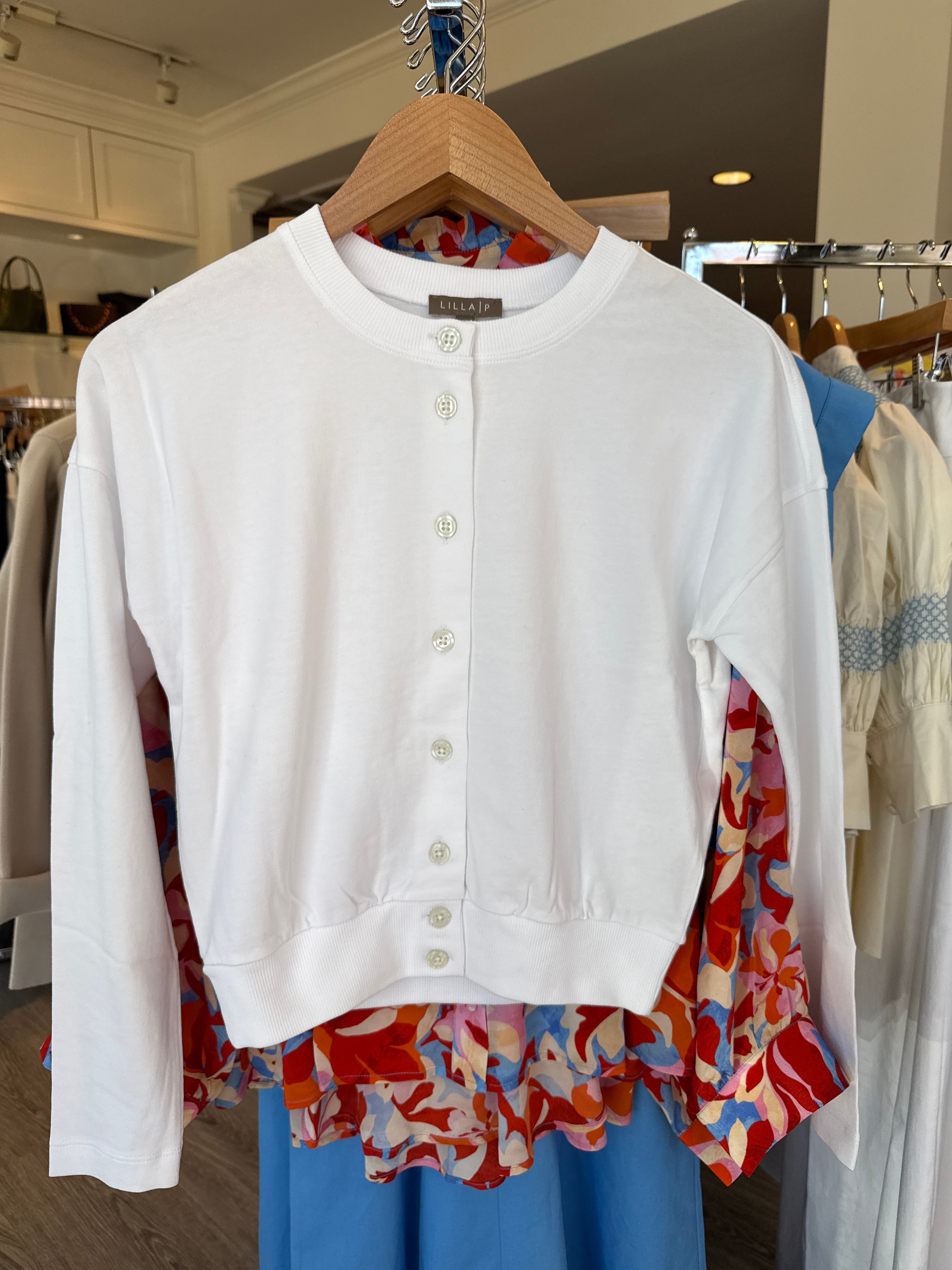 Lilla P Cardigan White