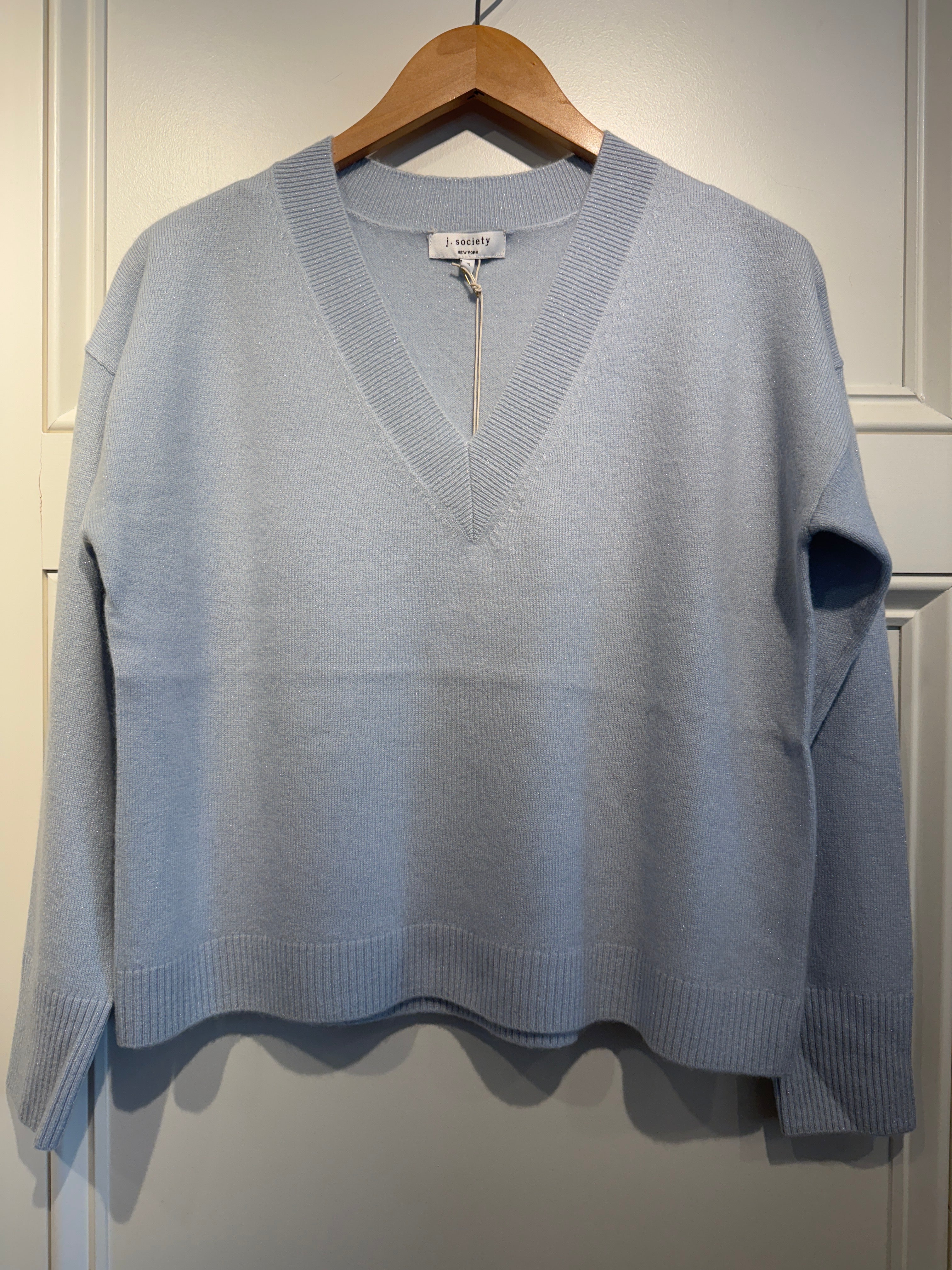 J Society Sweater Glacial Lurex