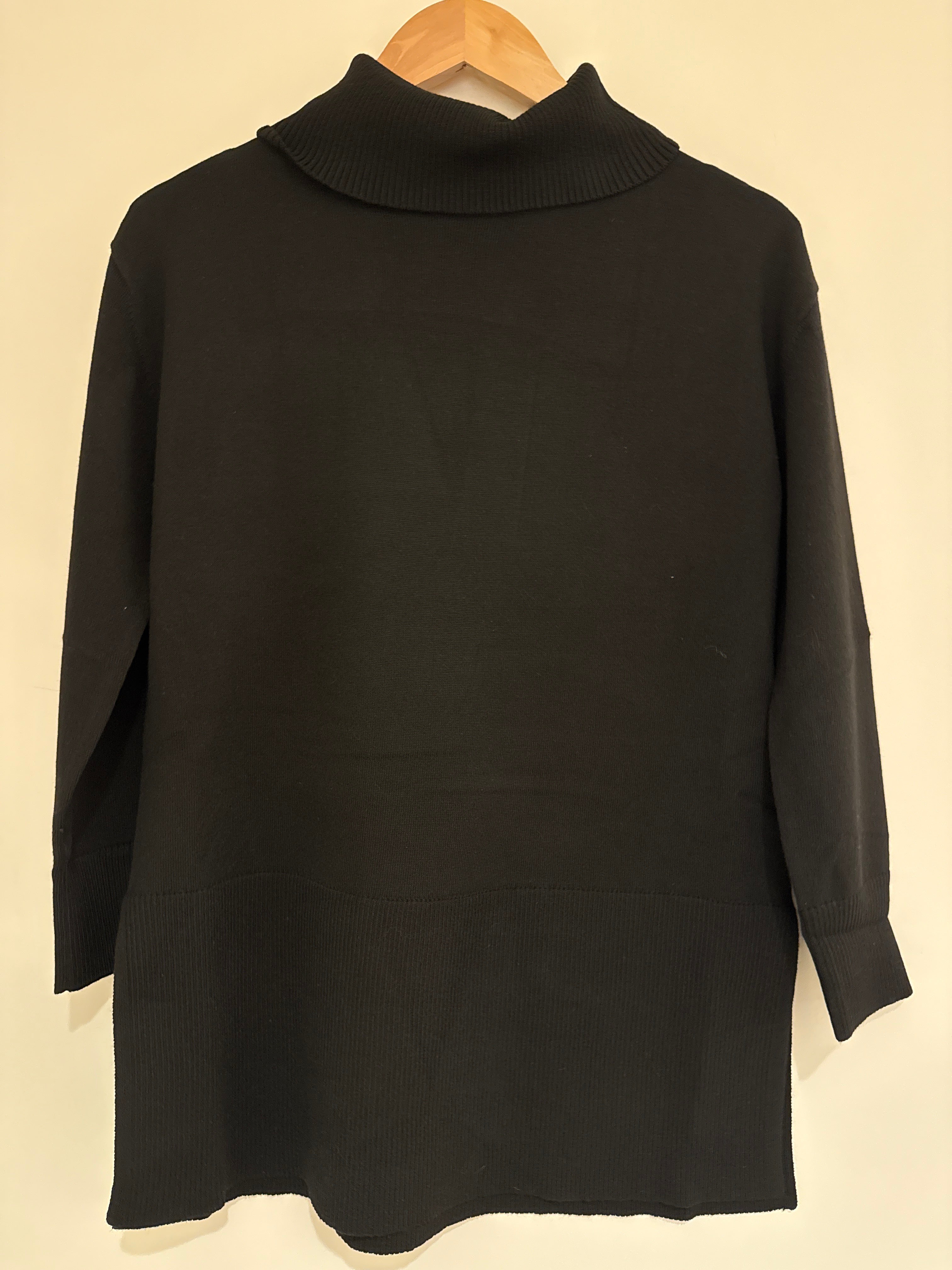 Anonyme Tunic Sweater Turtleneck Black