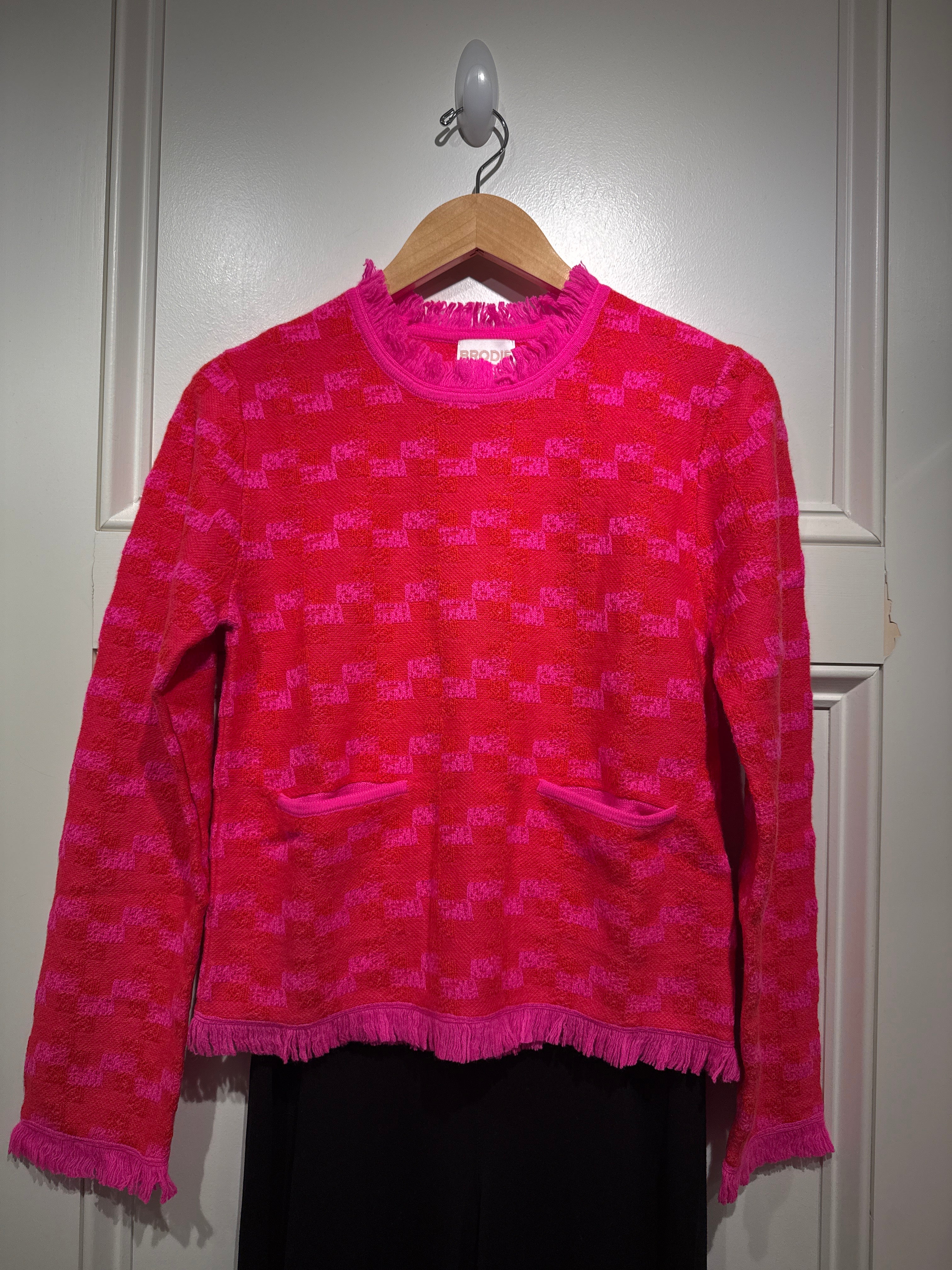 Brodie Gabriella Lipstick Sweater