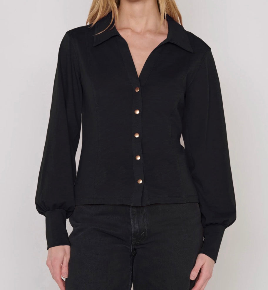 Nation Bonnie Blouse Black