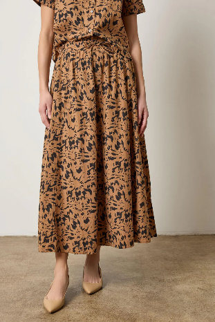Lilla P Maxi Skirt Animal Floral