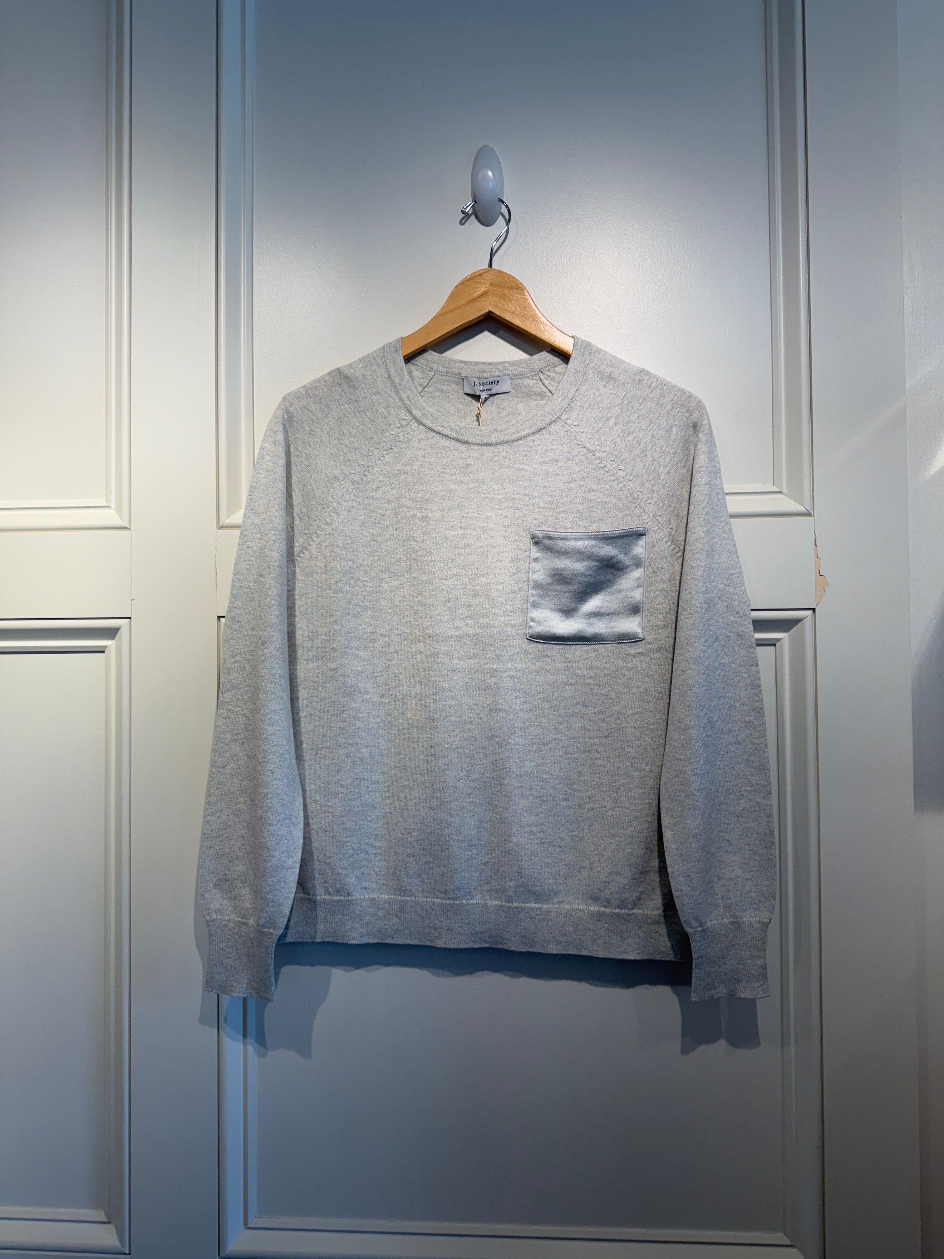 J Society Sweater With Satin Pocket