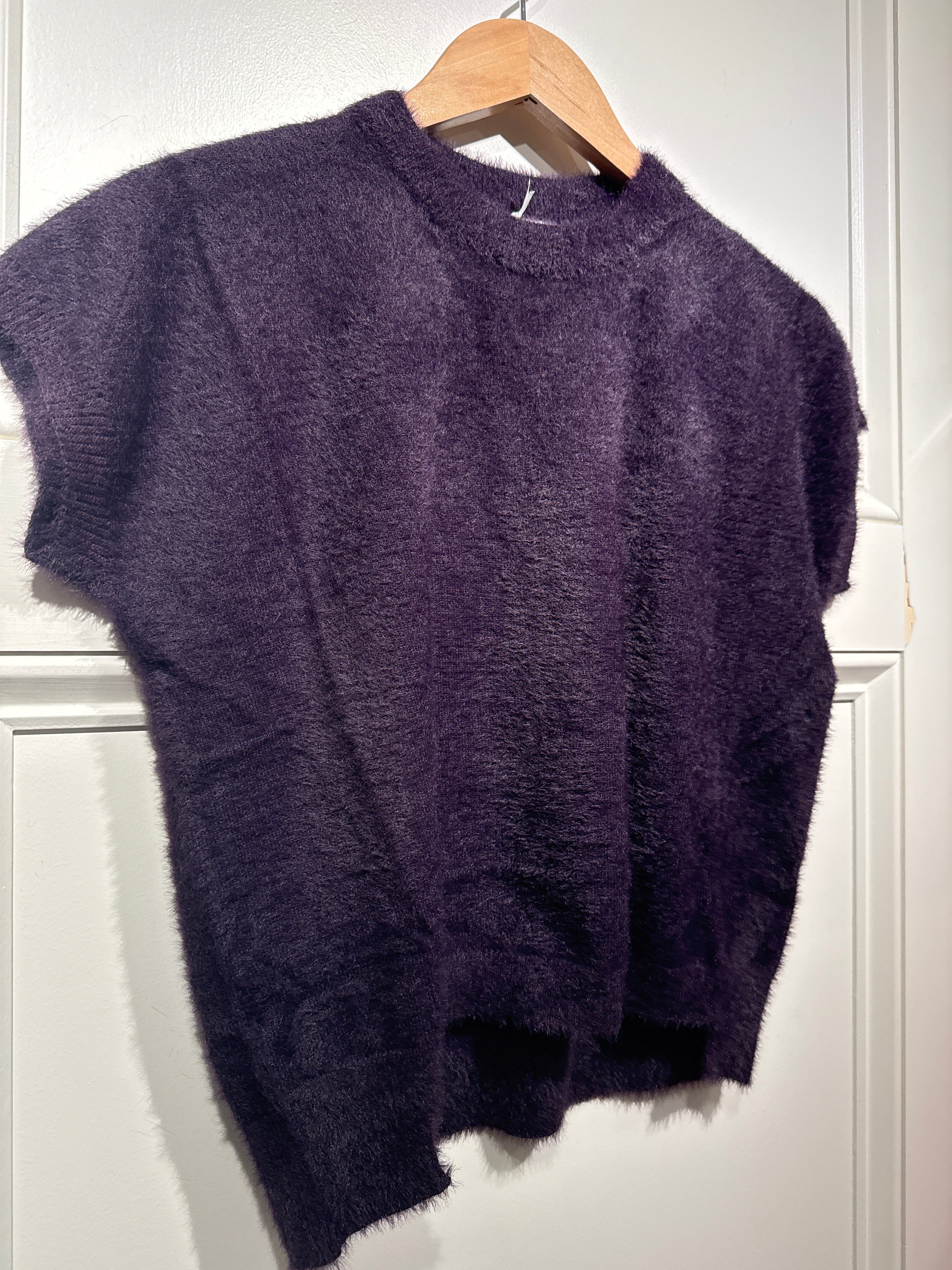 Anonyme Wolf Sweater Vest Purple