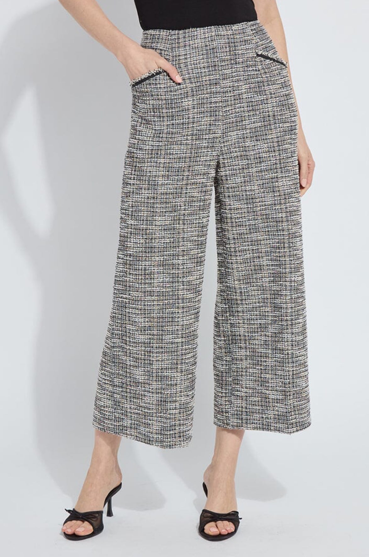 Lysse Charlotte Tweed Palazzo Pant