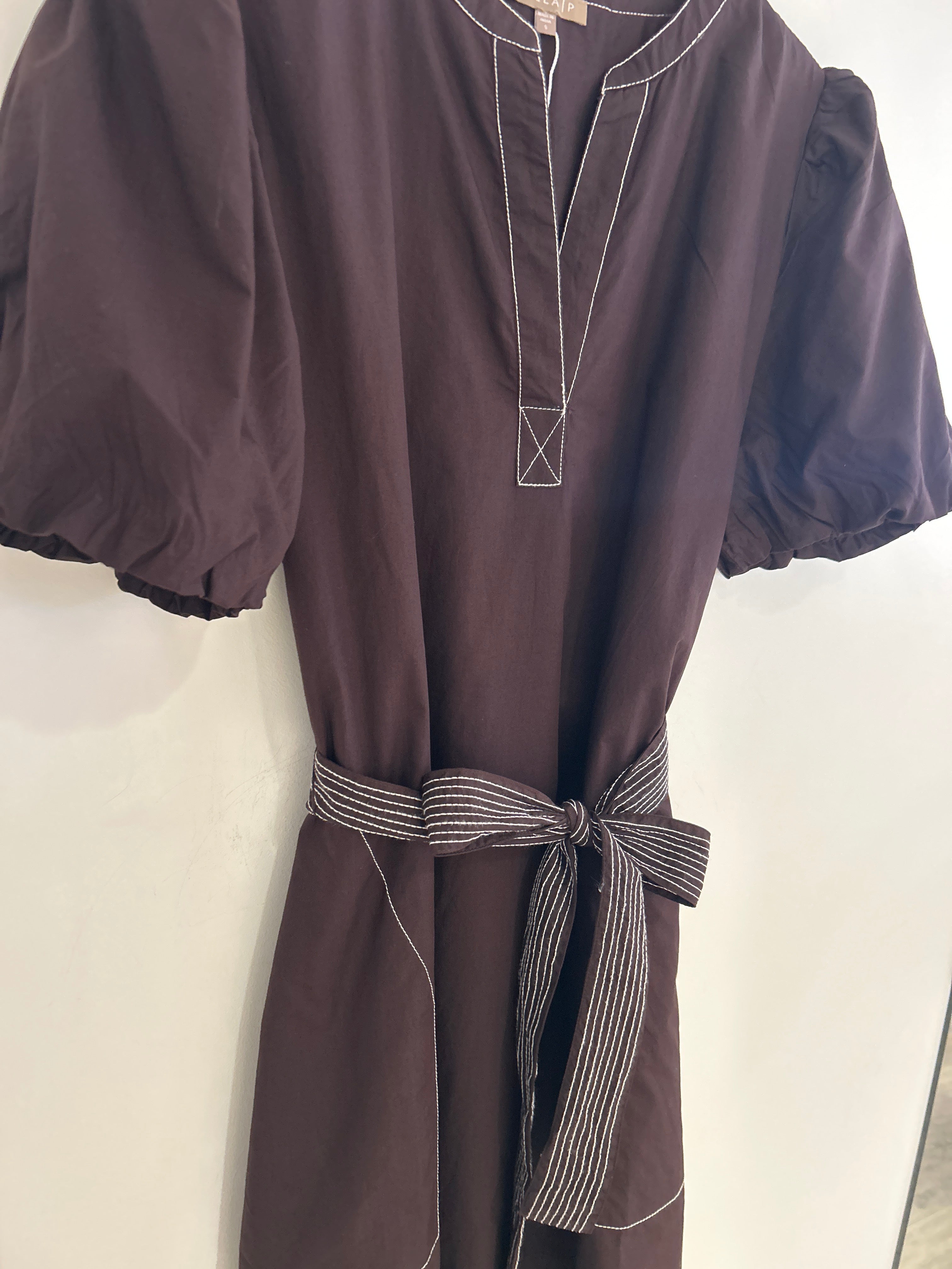 Lilla P Split Veck Dress Espresso