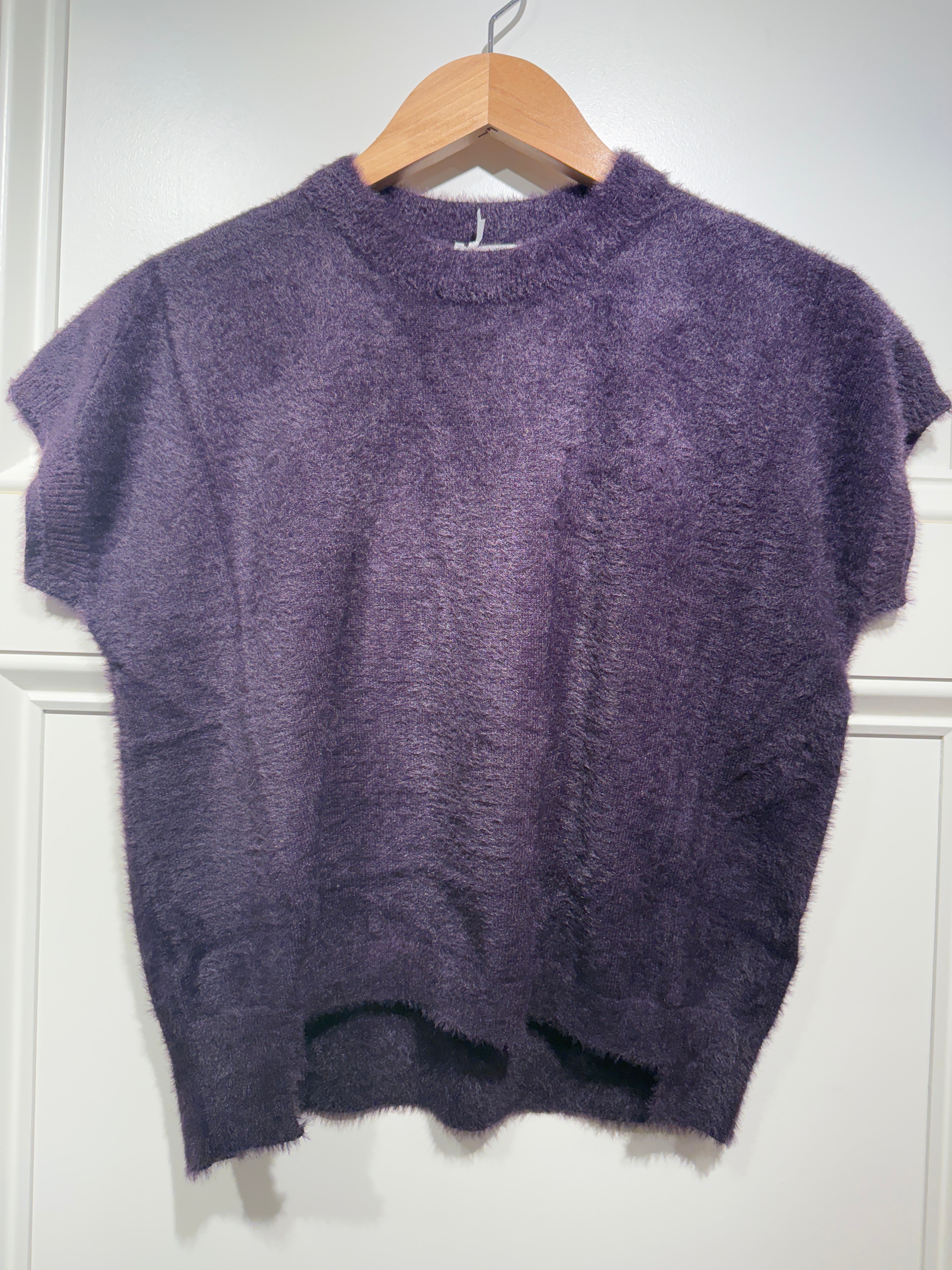 Anonyme Wolf Sweater Vest Purple