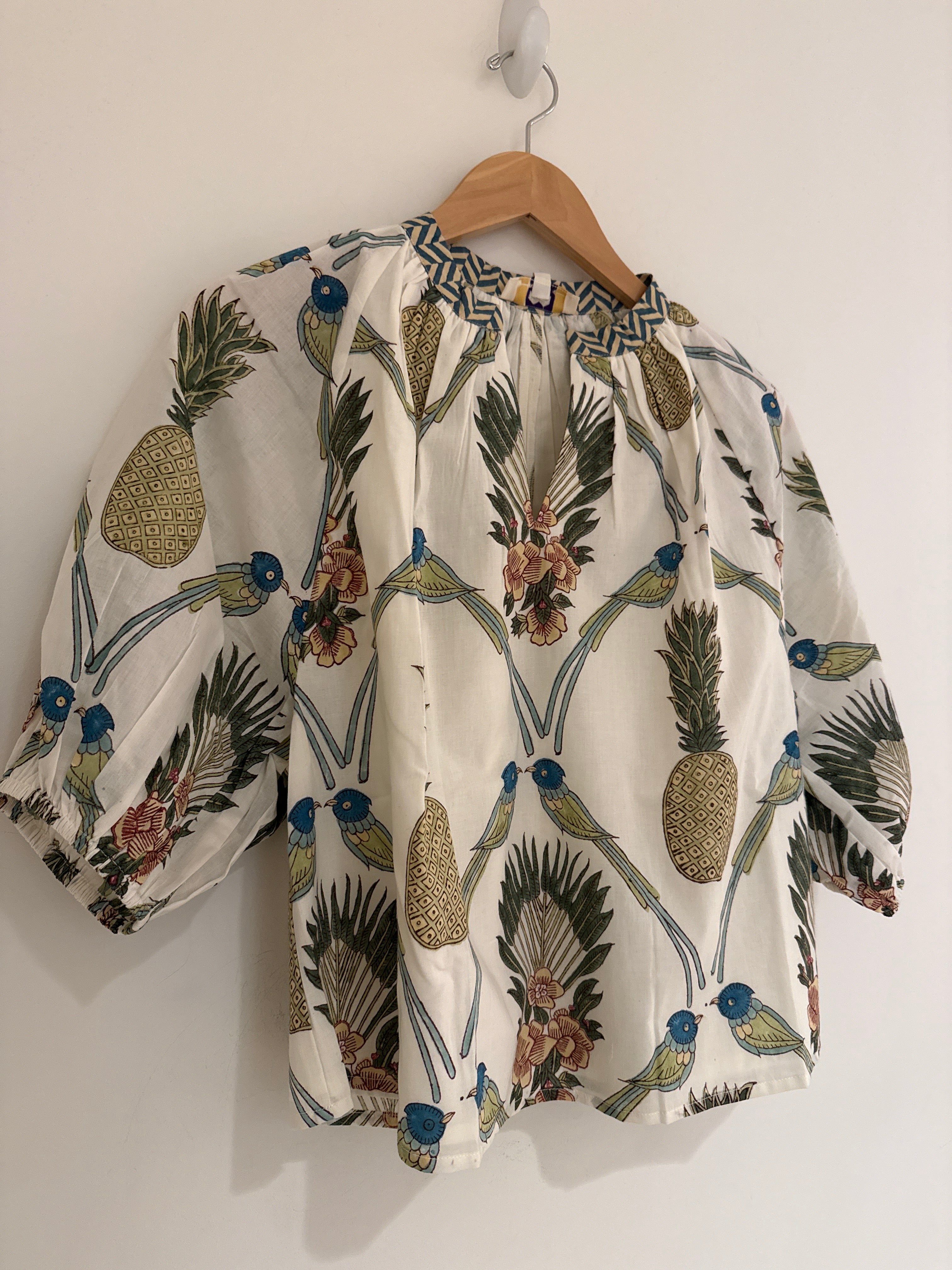 Charli Bird Print Top