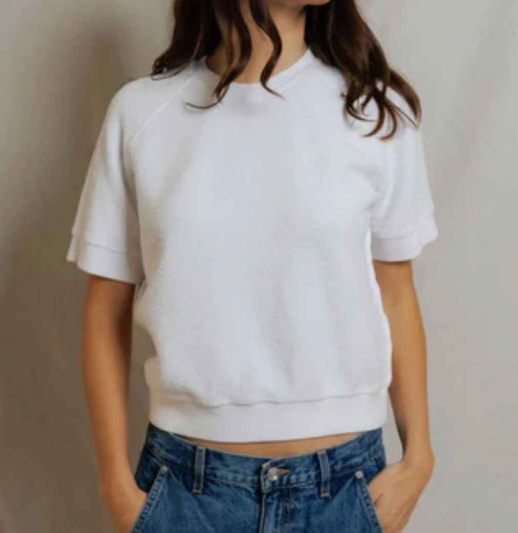 Perfect White Tee Kennedy Crew Fleece
