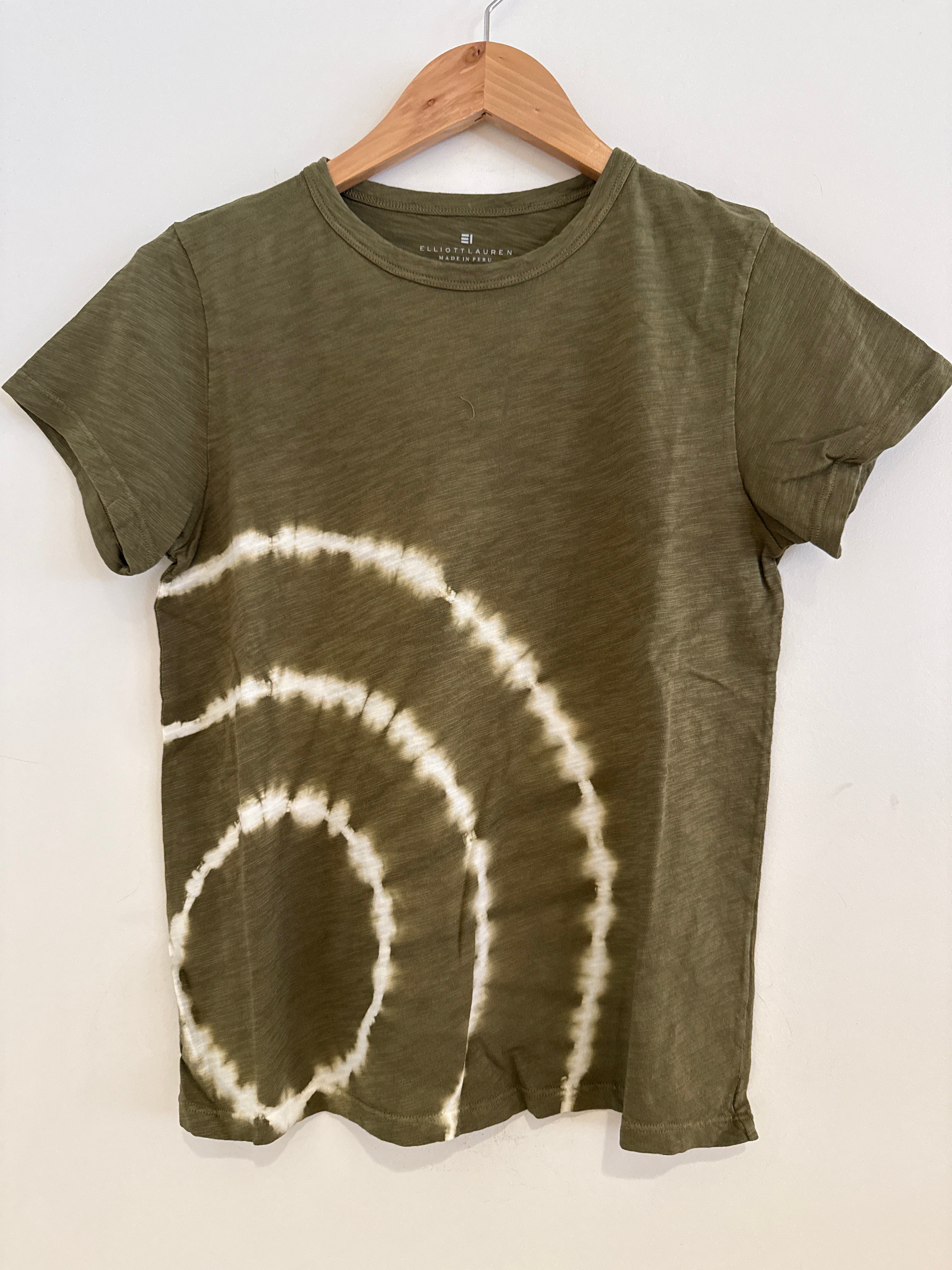 Elliott Lauren Tie Dye Tee Green
