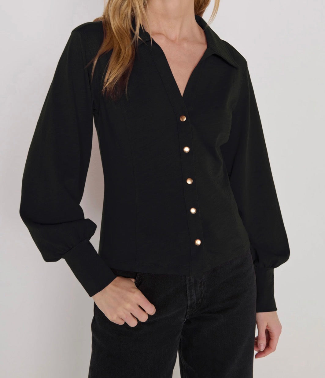 Nation Bonnie Blouse Black