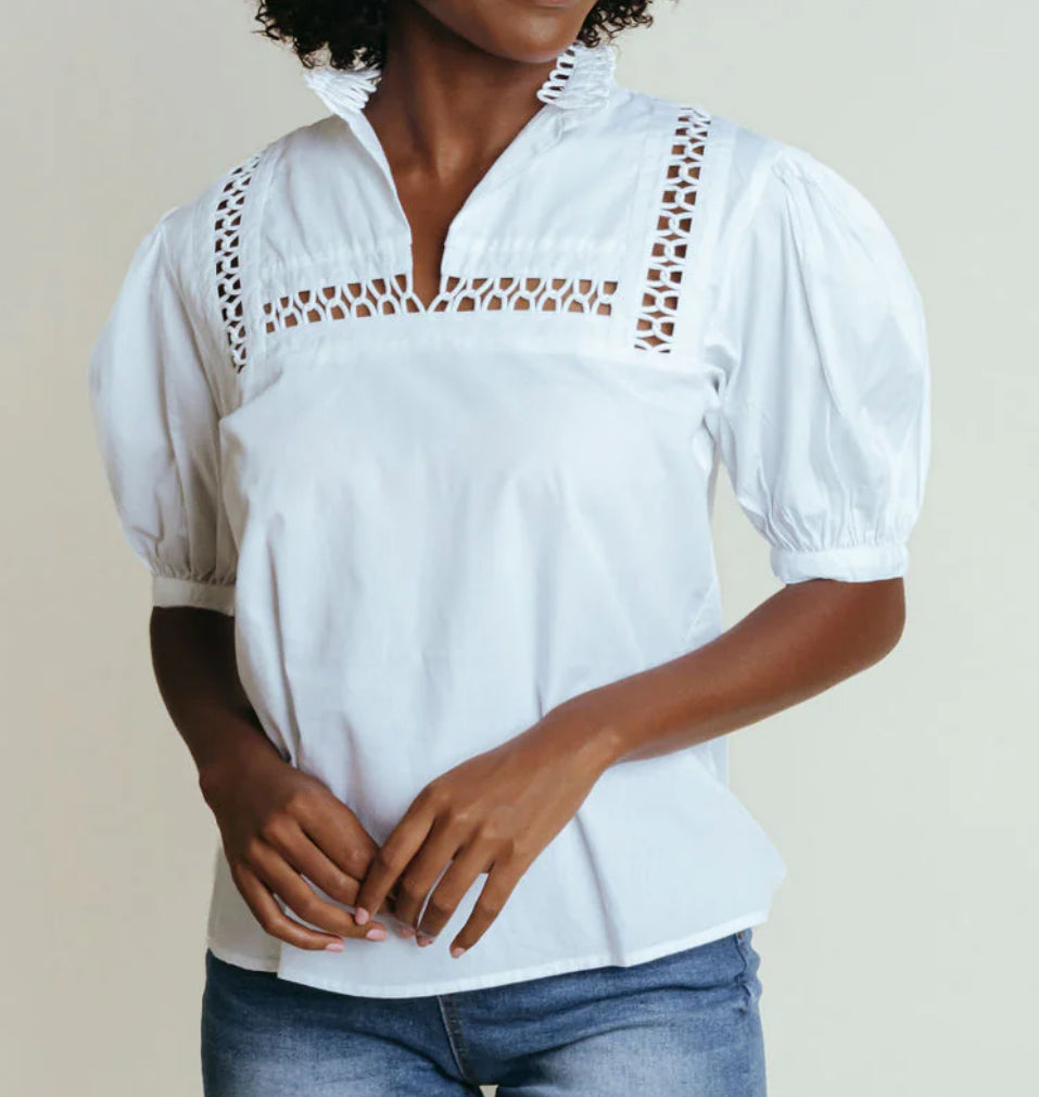 LaRoque Hadley Blouse White