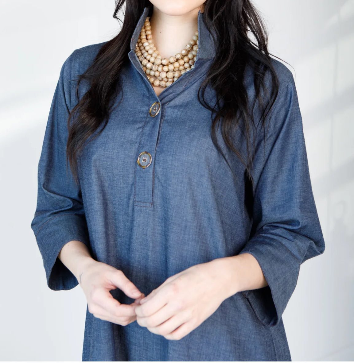 Holly Shae Arden Dress Stretch Denim