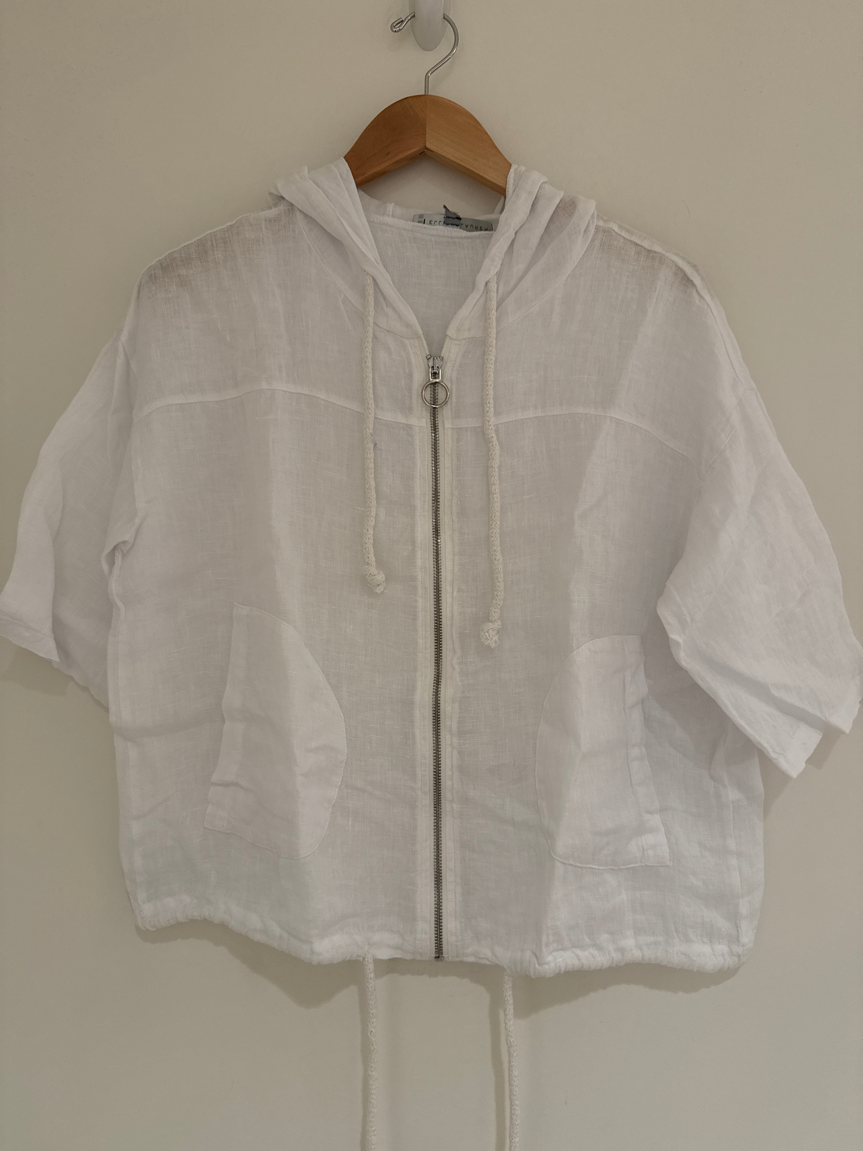 Elliott Lauren Linen Hoodie