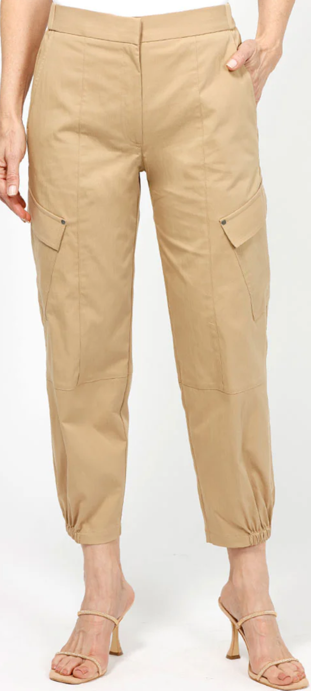 Elliott Lauren  Khaki Cargo Jogger Pant