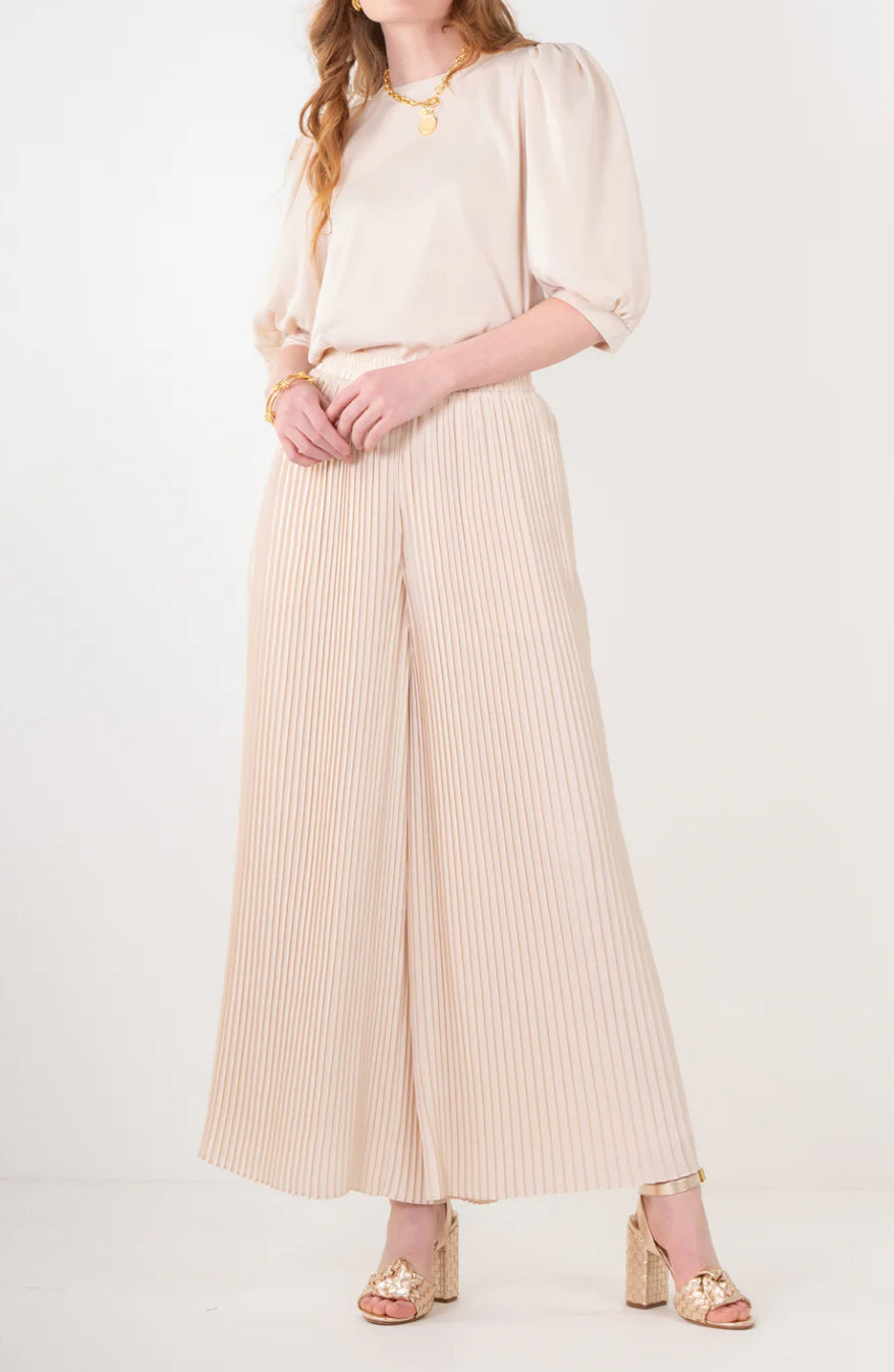 Emily McCarthy pleated Pants Sandshell