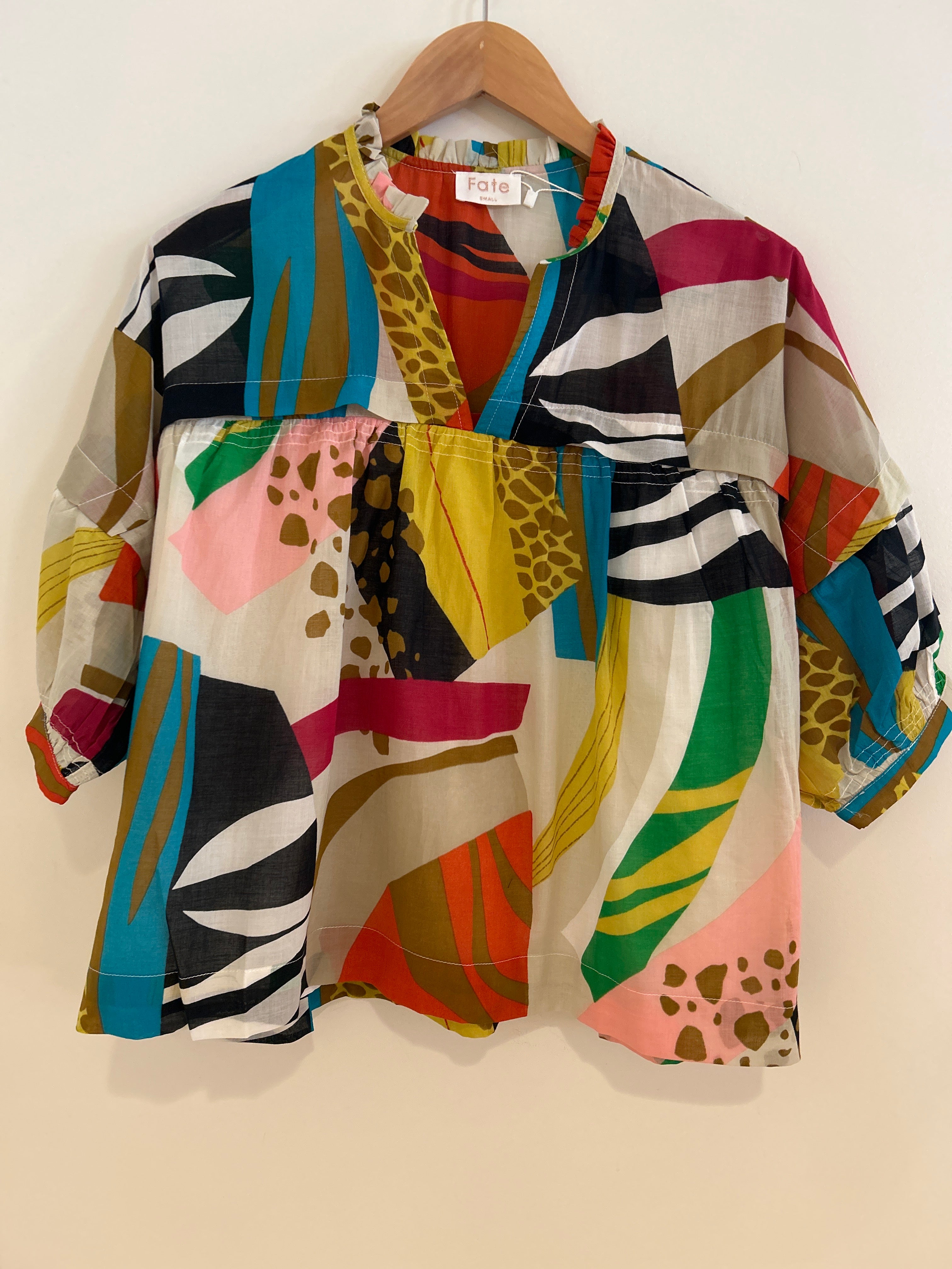 Abstract Print Top