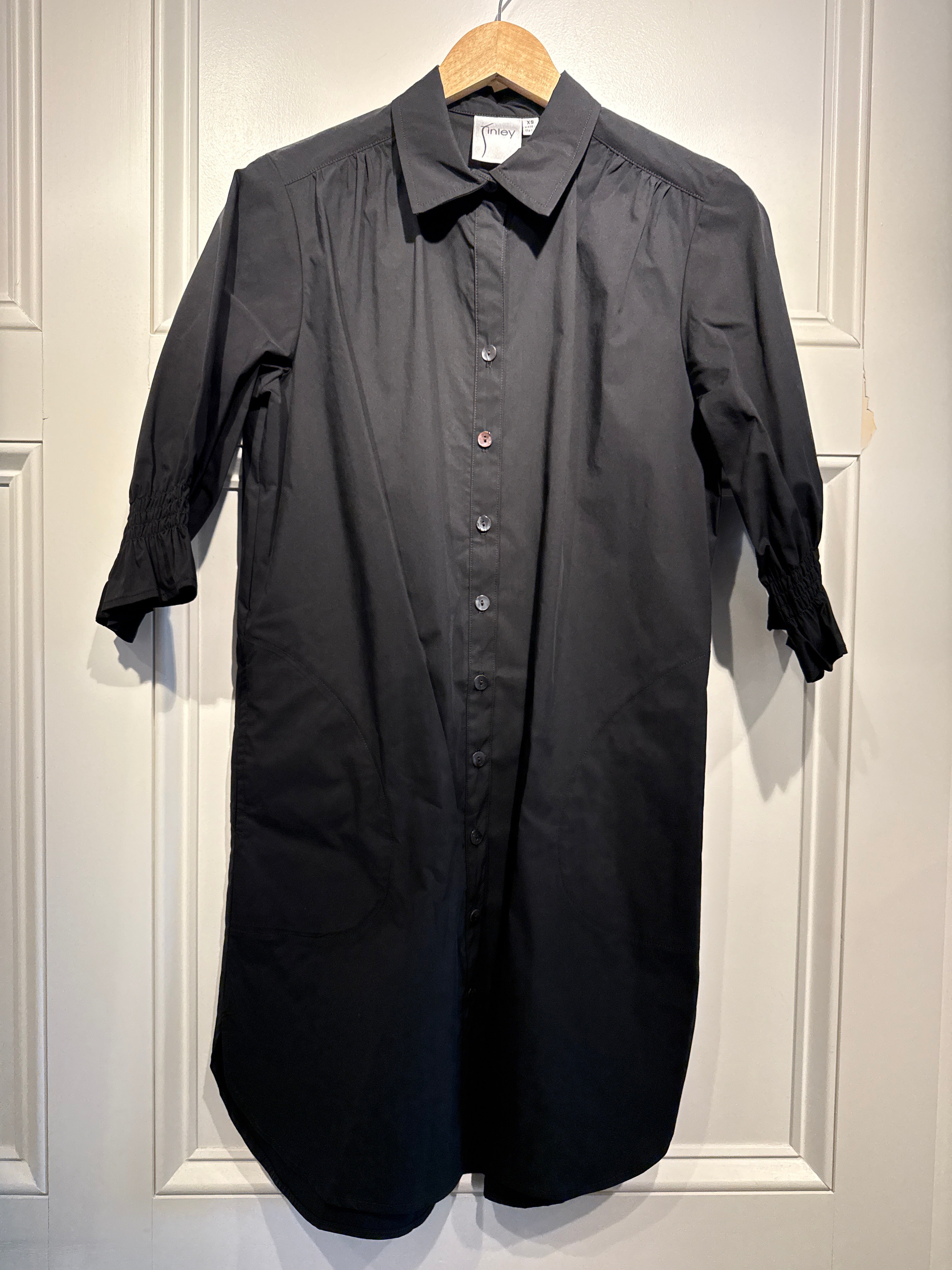 Finley Miller Dress Weathercloth Black