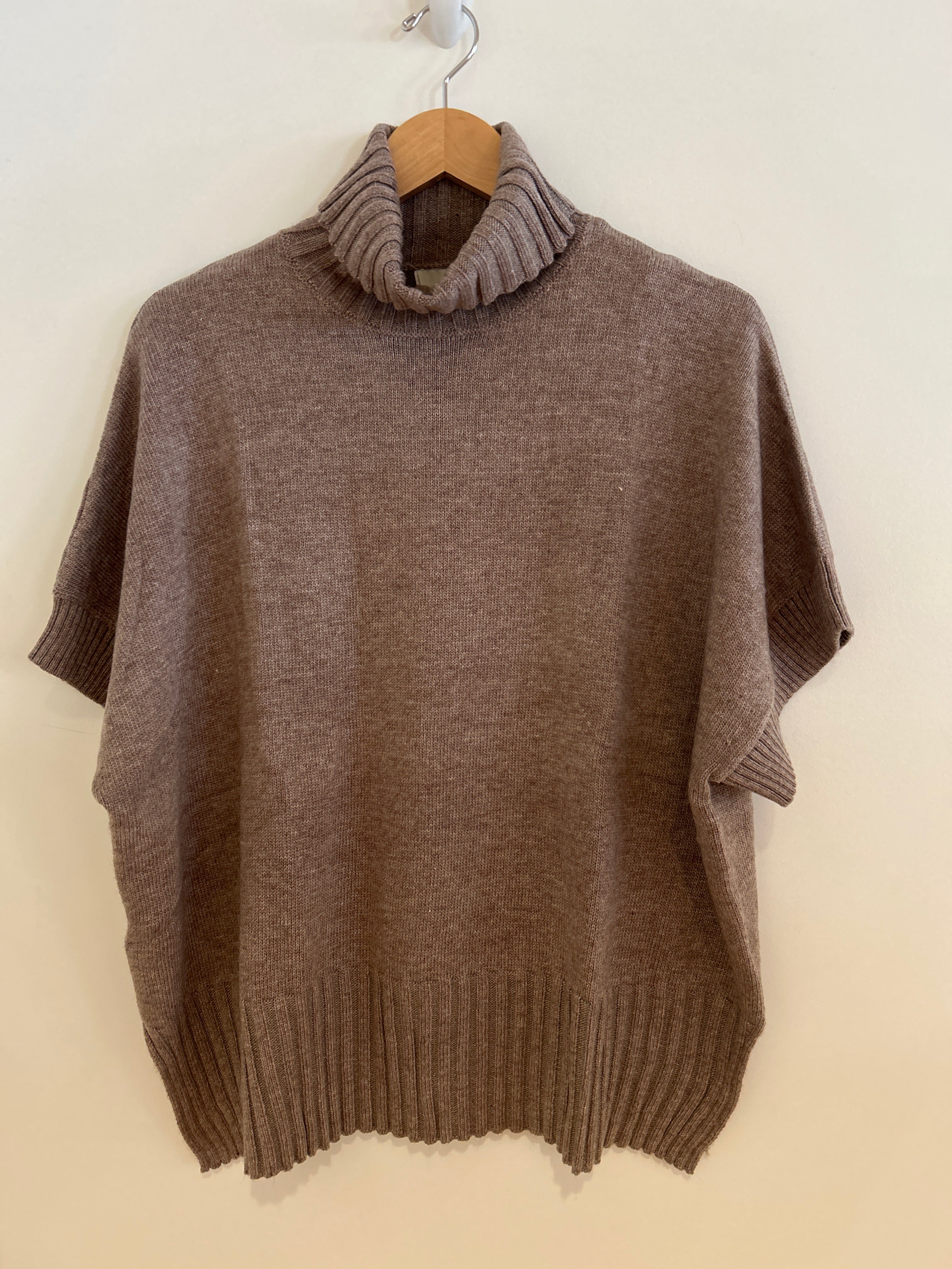 Turtleneck Short Sleeve Sweater