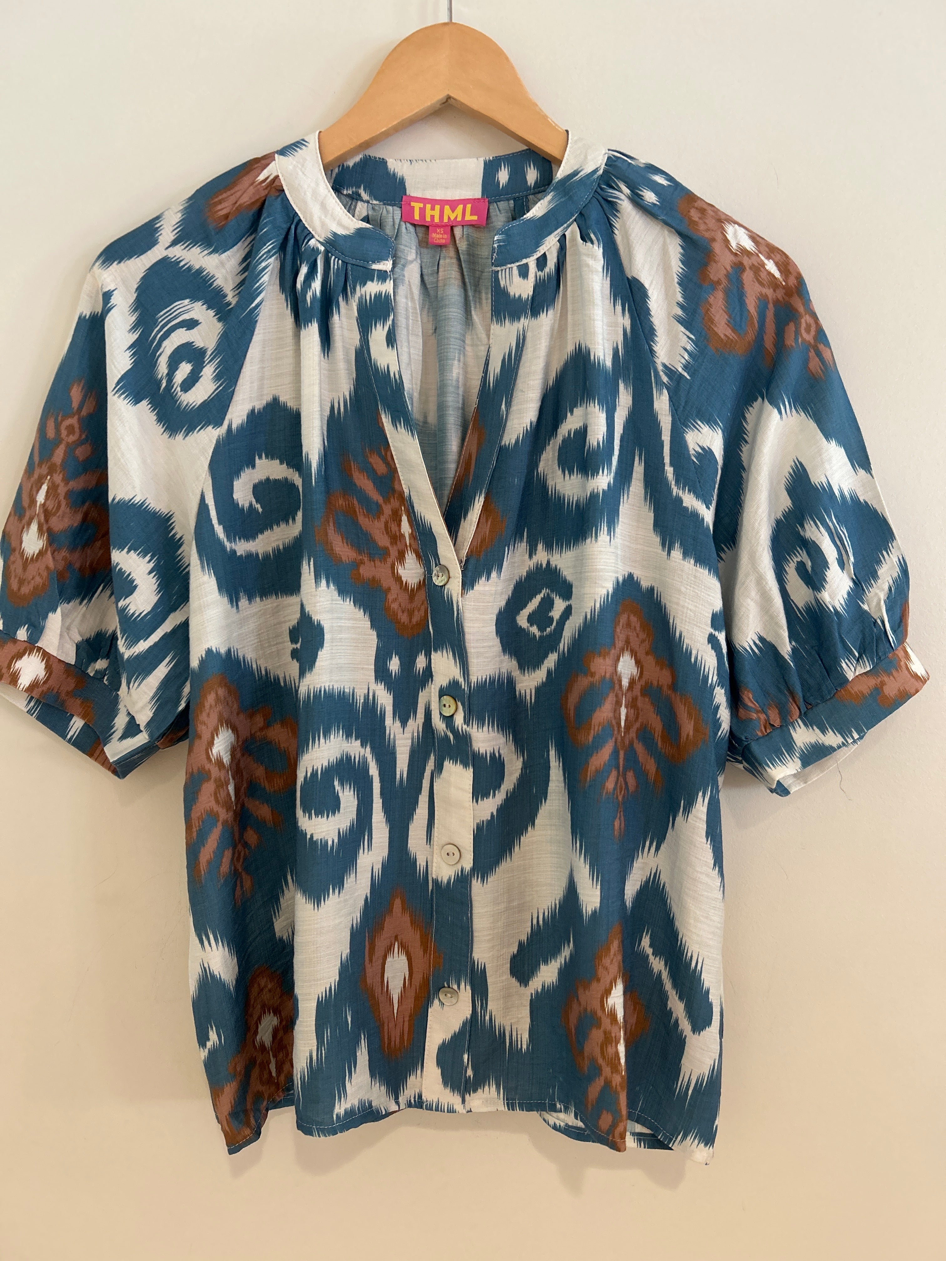 THML Ikat Print Top