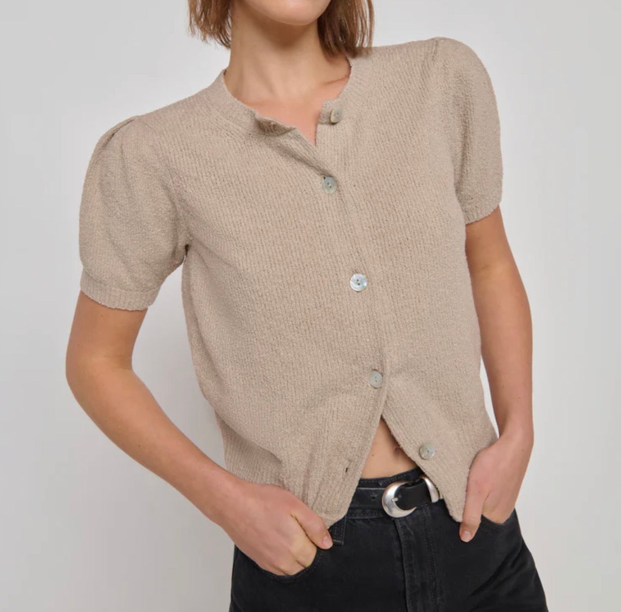 Nation Anne Marie Cardigan Feather