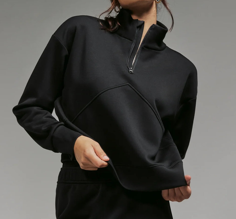 7D Cropped Quarter Zip