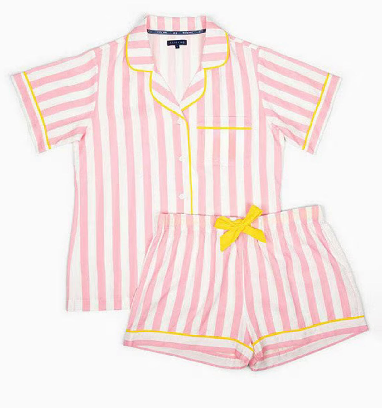 Katie Kime Retro Stripe Pajama Short Set