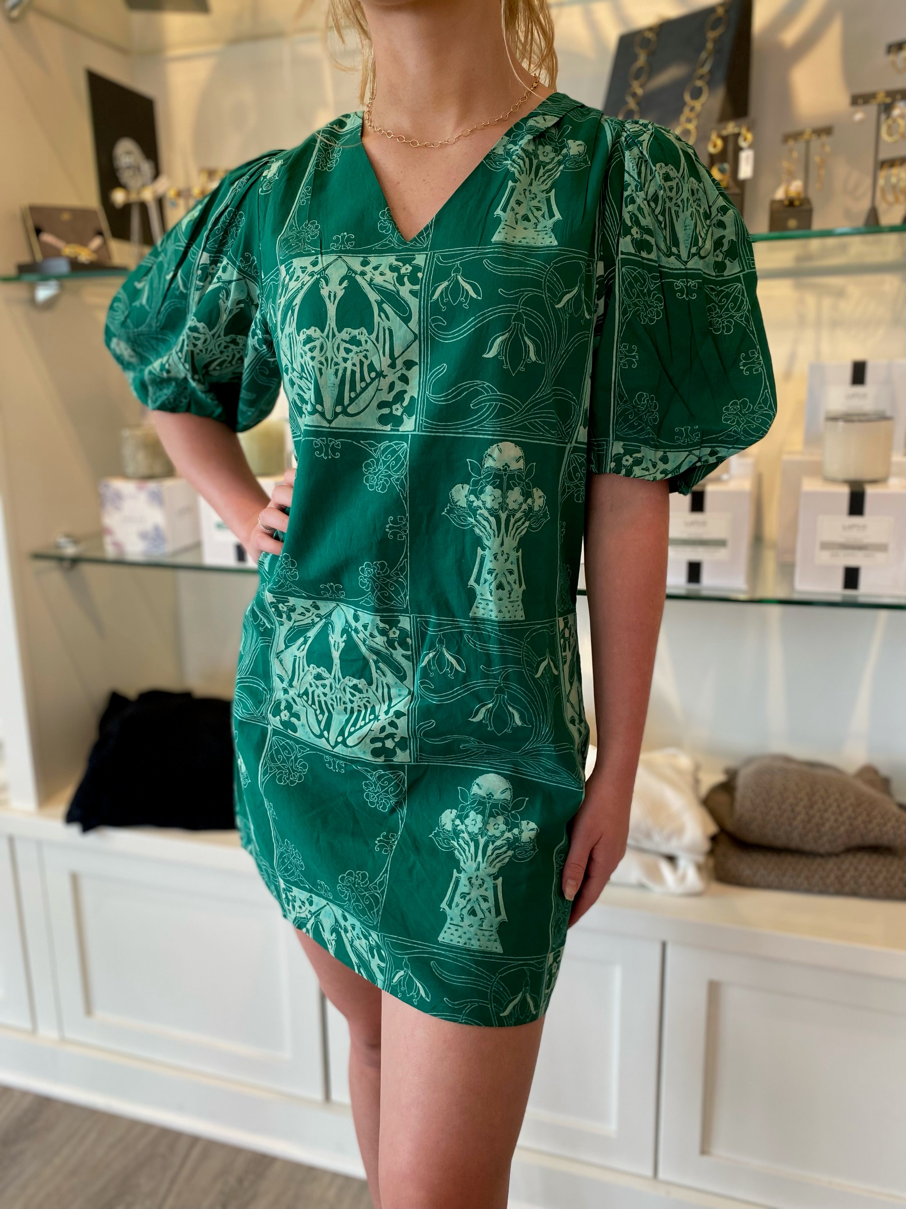 Anna Cate Hunter Green Haley Dress