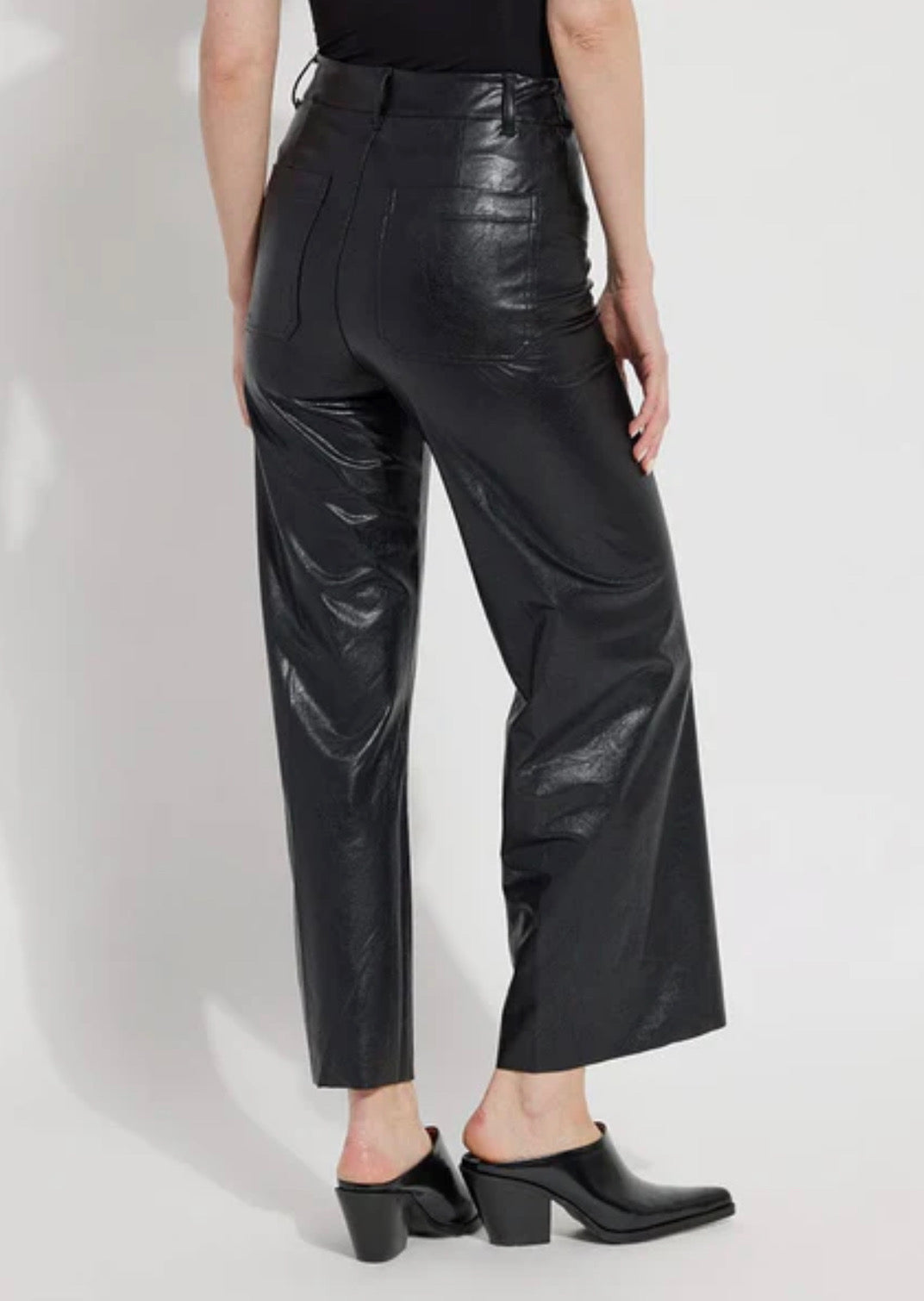 Lysse Vegan Leather Wide Leg Pant