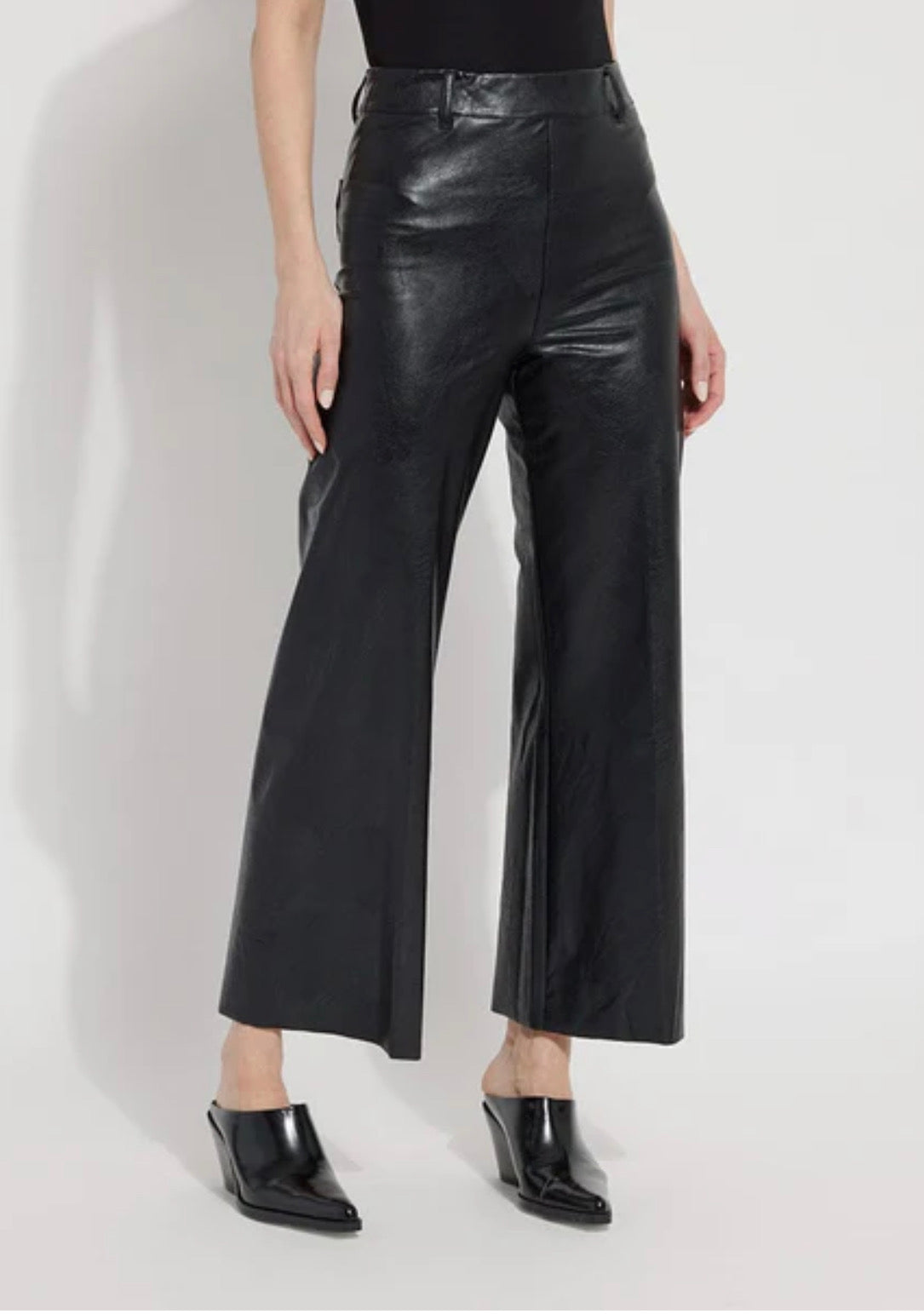 Lysse Vegan Leather Wide Leg Pant