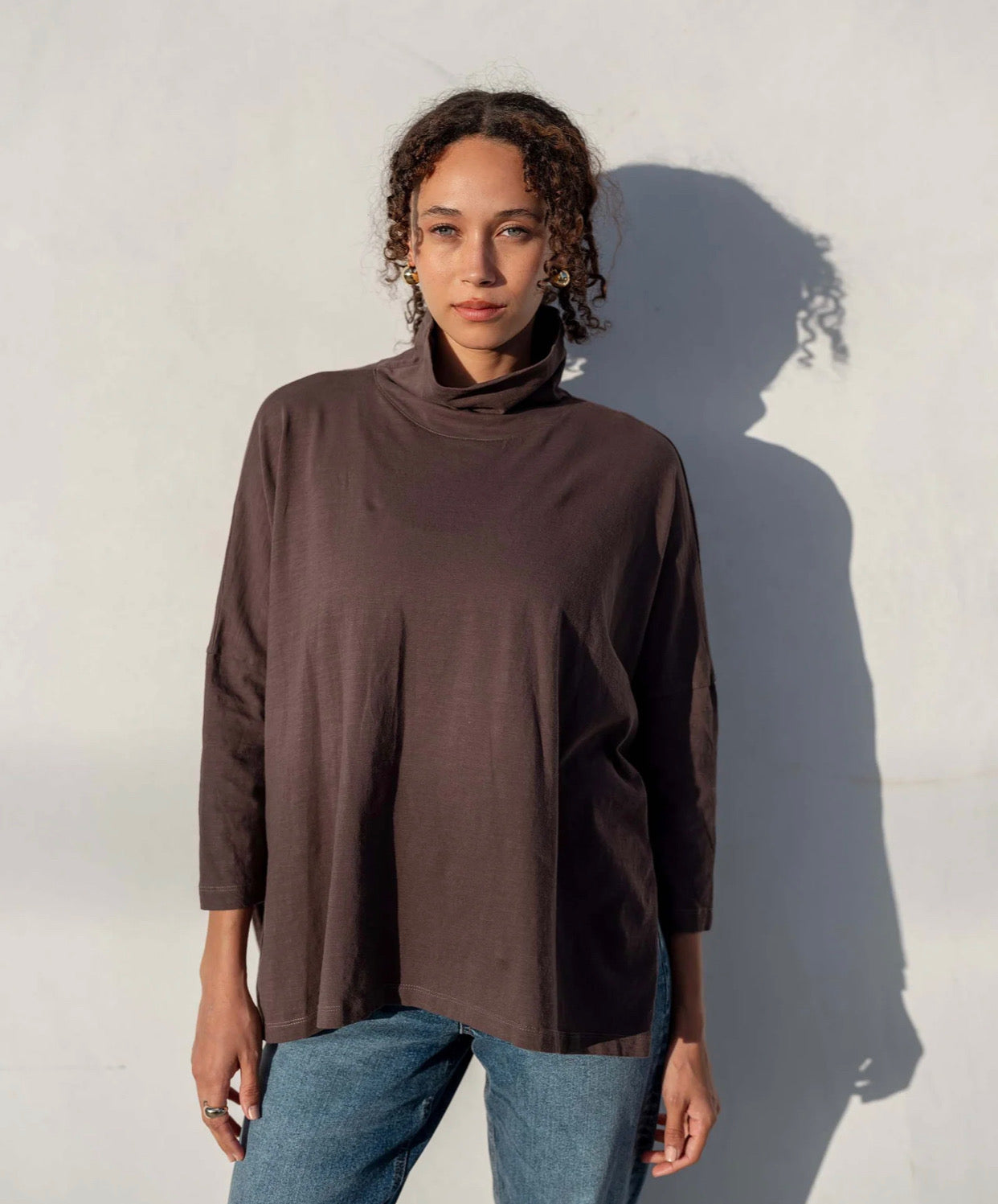 Mersea Catalina Turtleneck Brownstone, One Size