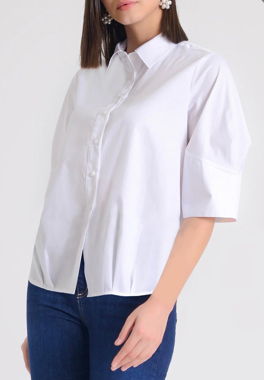 Harshman Bernadina Shirt White