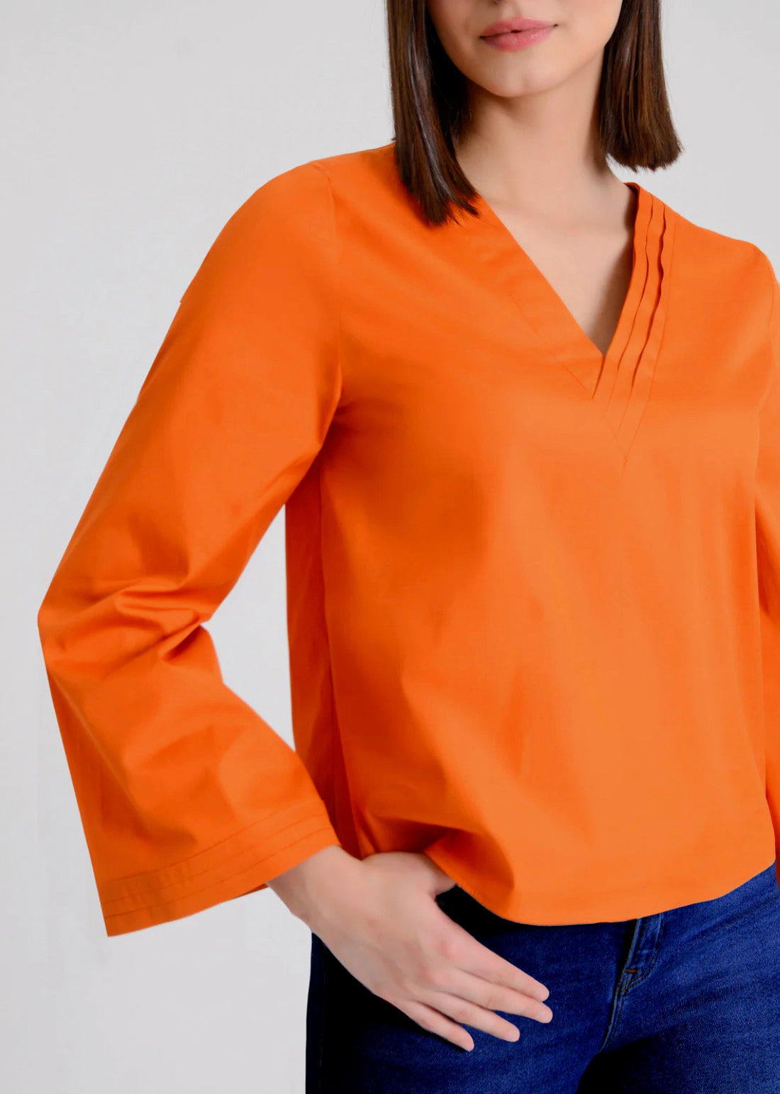 Harshman Zarina Blouse Burnt Orange