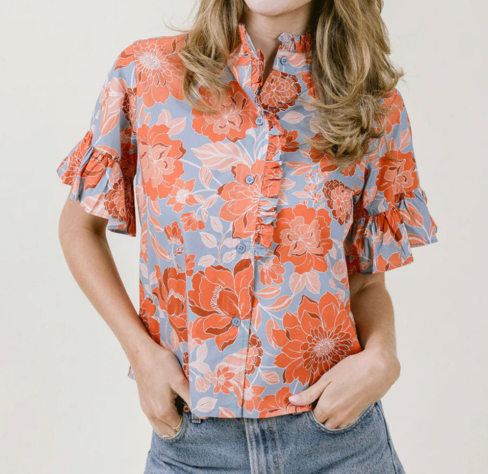 LaRoque Gia Blouse Orange Blossom