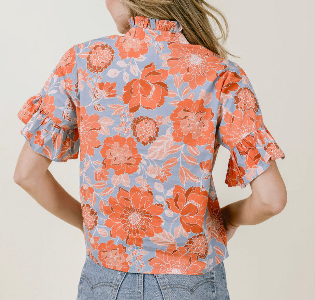 LaRoque Gia Blouse Orange Blossom